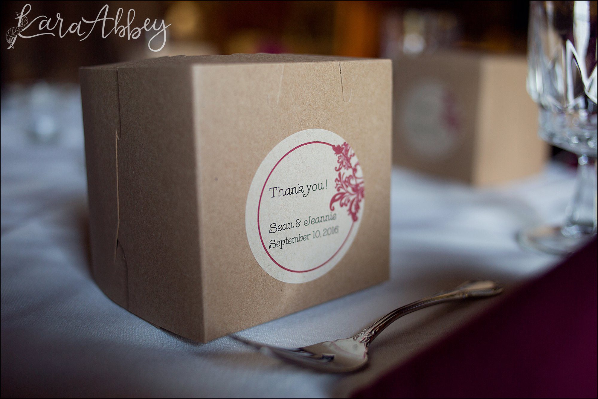 Reception Details at Green Gables in Jennerstown, PA