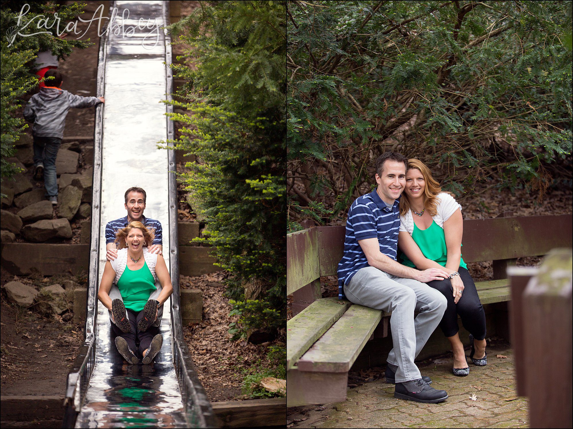 FUN Spring Engagement Photos at Mammoth Park in Mount Pleasant, PA