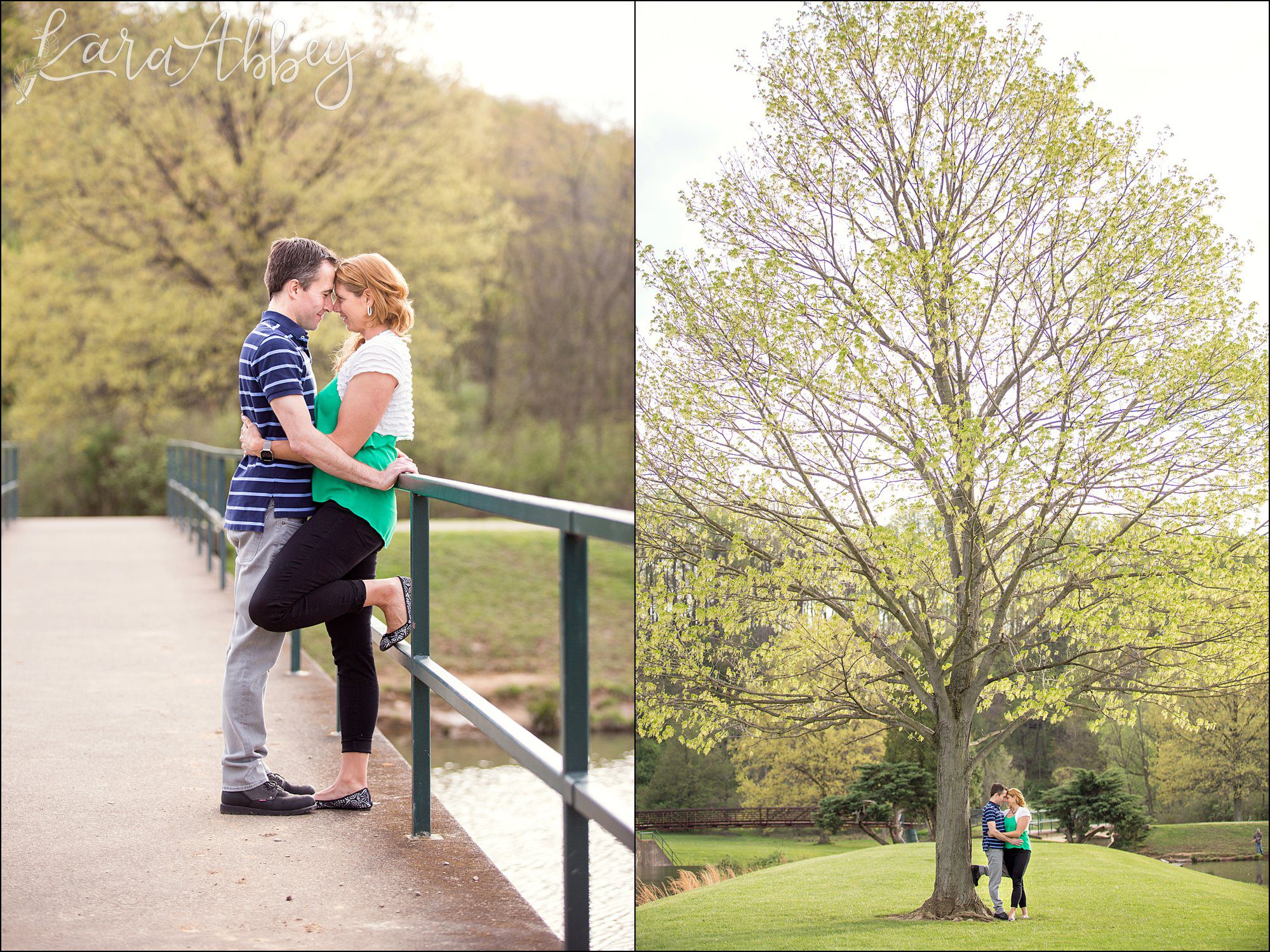 FUN Spring Engagement Photos at Mammoth Park in Mount Pleasant, PA
