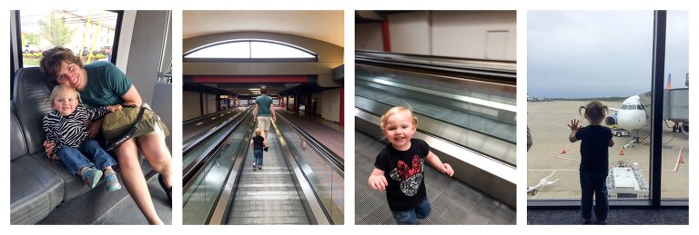 Our Vacation to Texas - in the Pittsburgh Airport