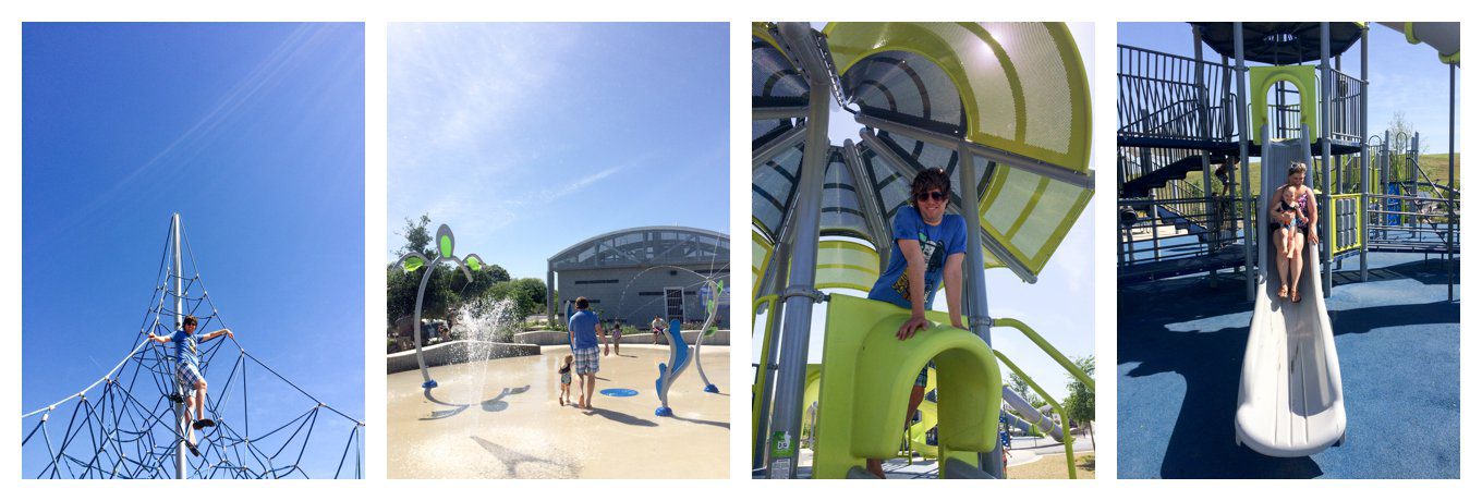 Our Vacation to Texas - at the Splash Pad