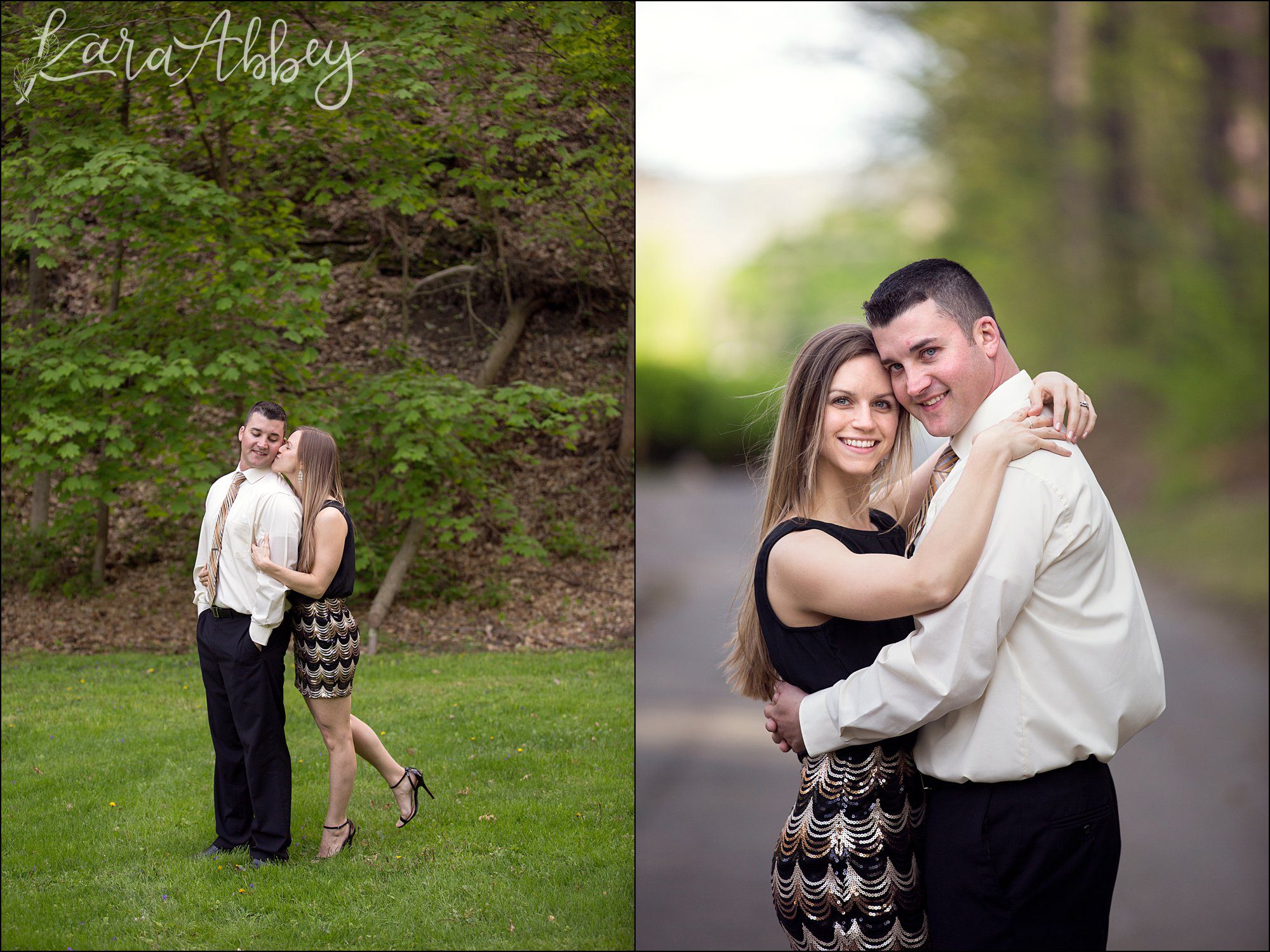 Waterfall Engagement Photos by Irwin, PA Wedding Photographer