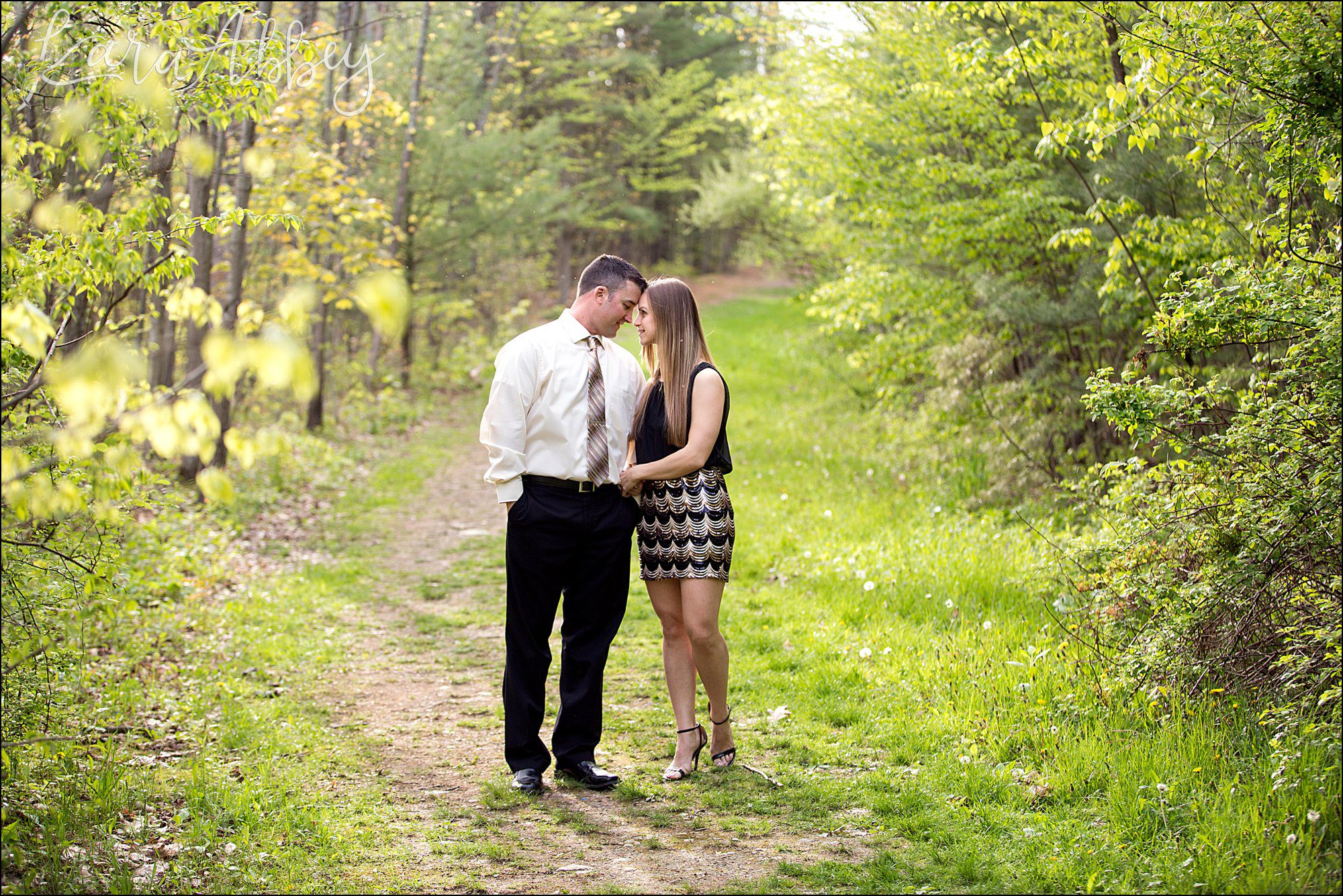 Waterfall Engagement Photos by Irwin, PA Wedding Photographer