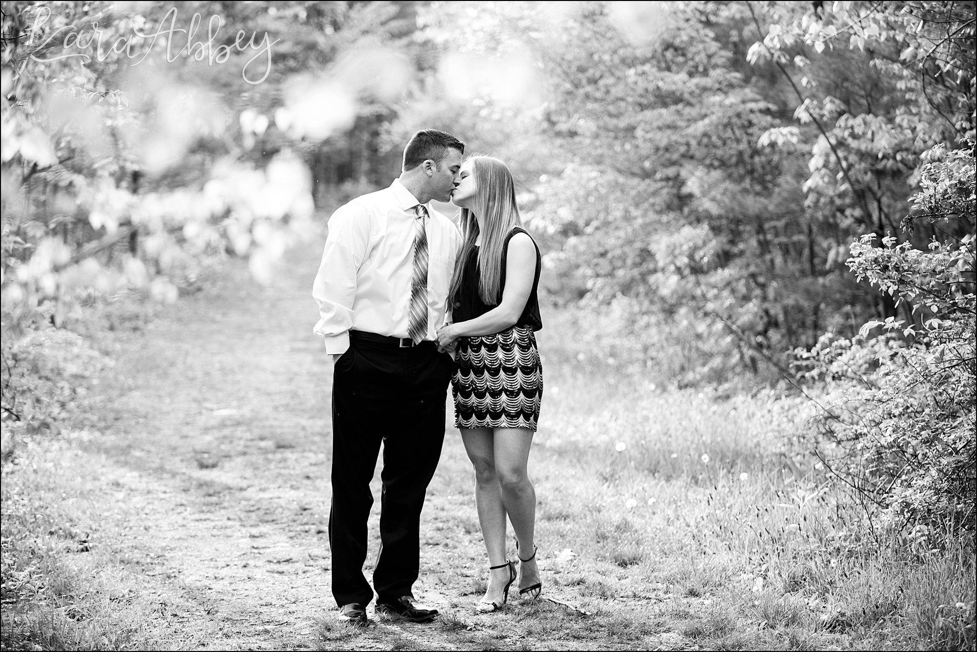 Waterfall Engagement Photos by Irwin, PA Wedding Photographer