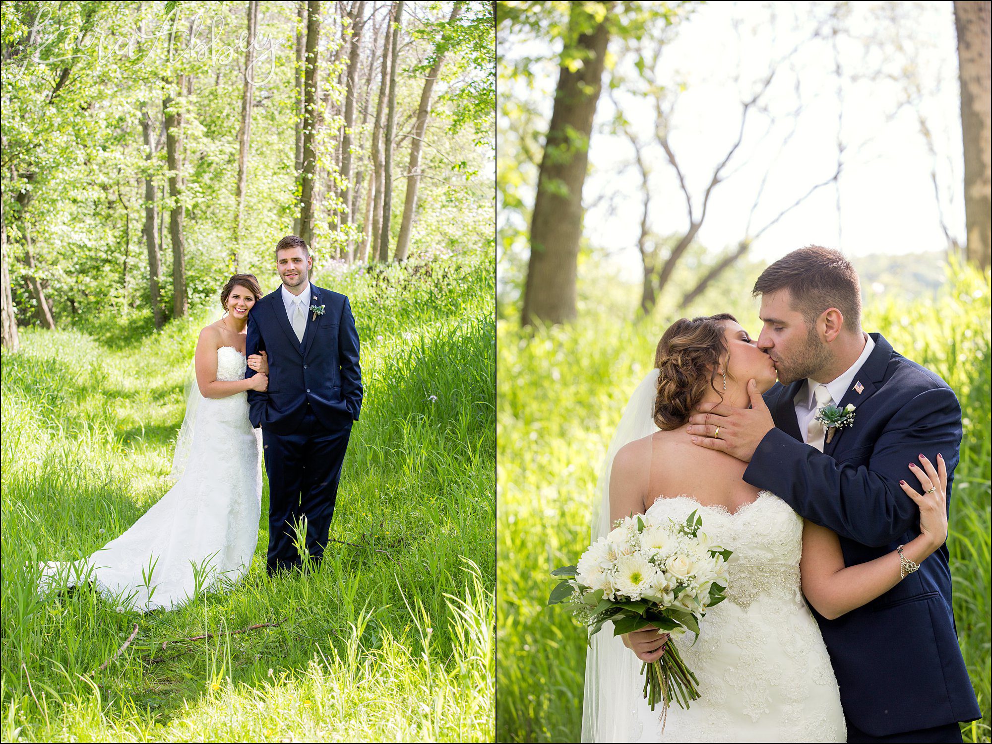 Burgundy & Navy Spring Wedding Inspiration - Bride & Groom Portraits