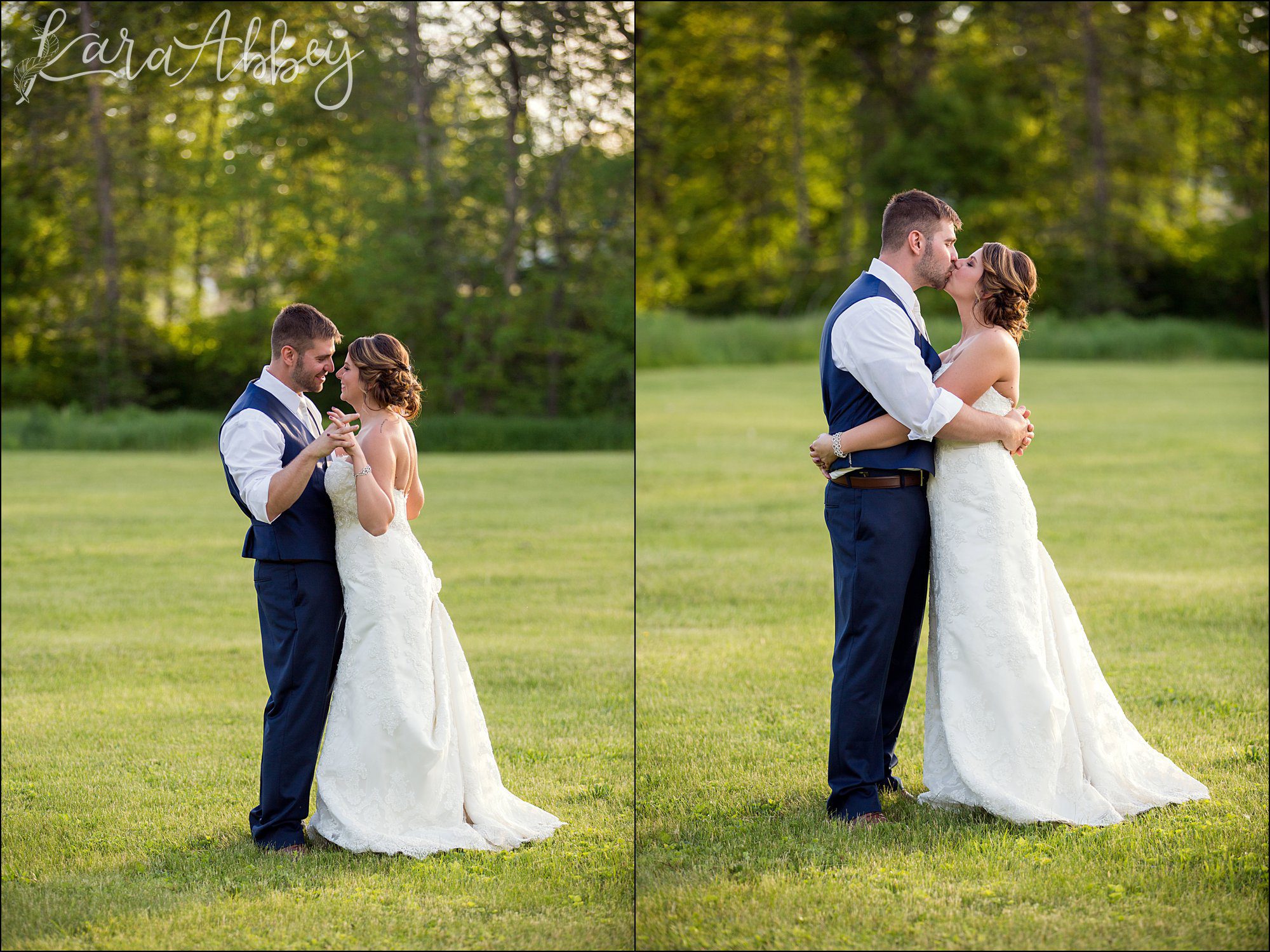 Burgundy & Navy Spring Wedding Inspiration - Sunset Portraits