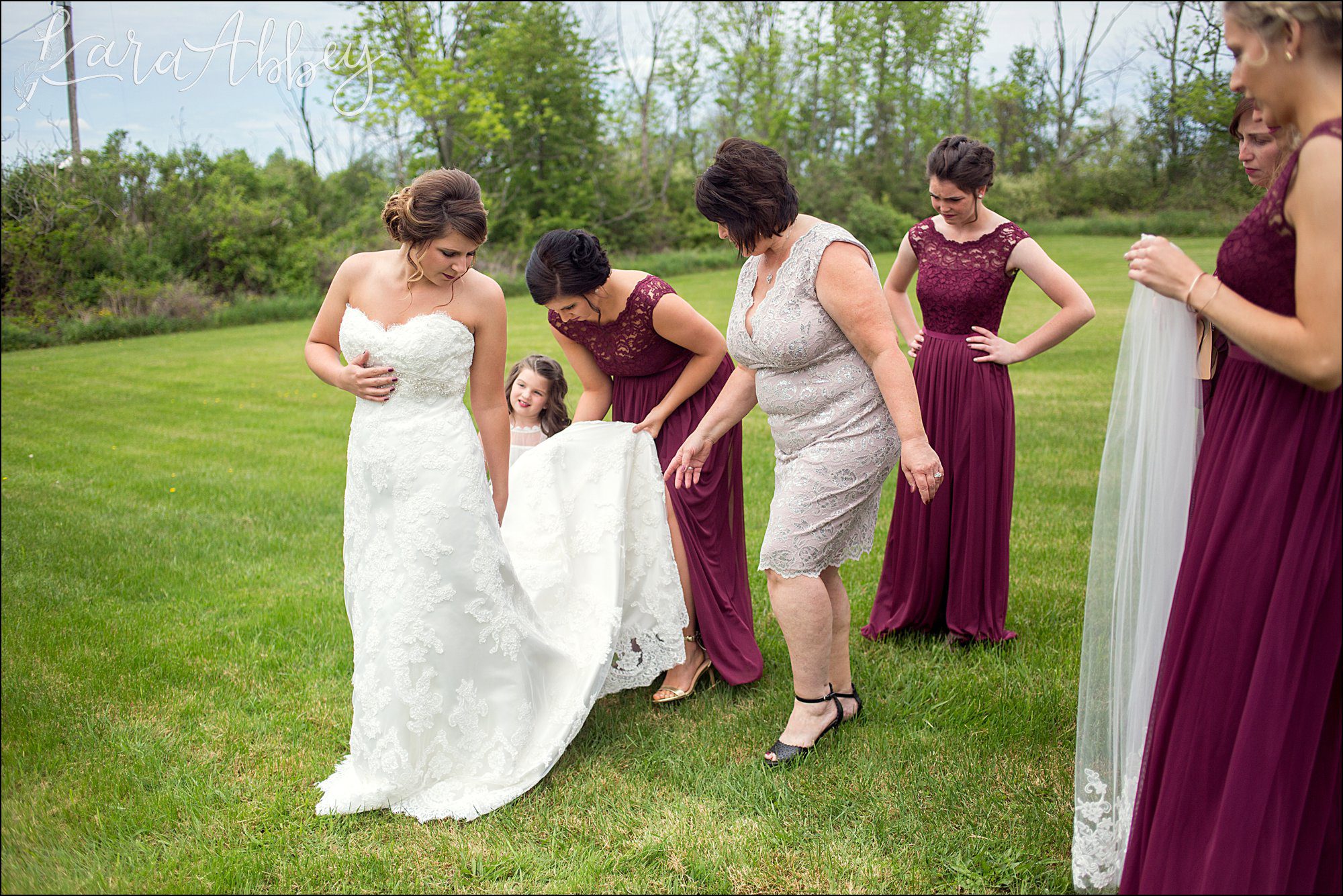 Burgundy & Navy Spring Wedding Inspiration - Bridal Details