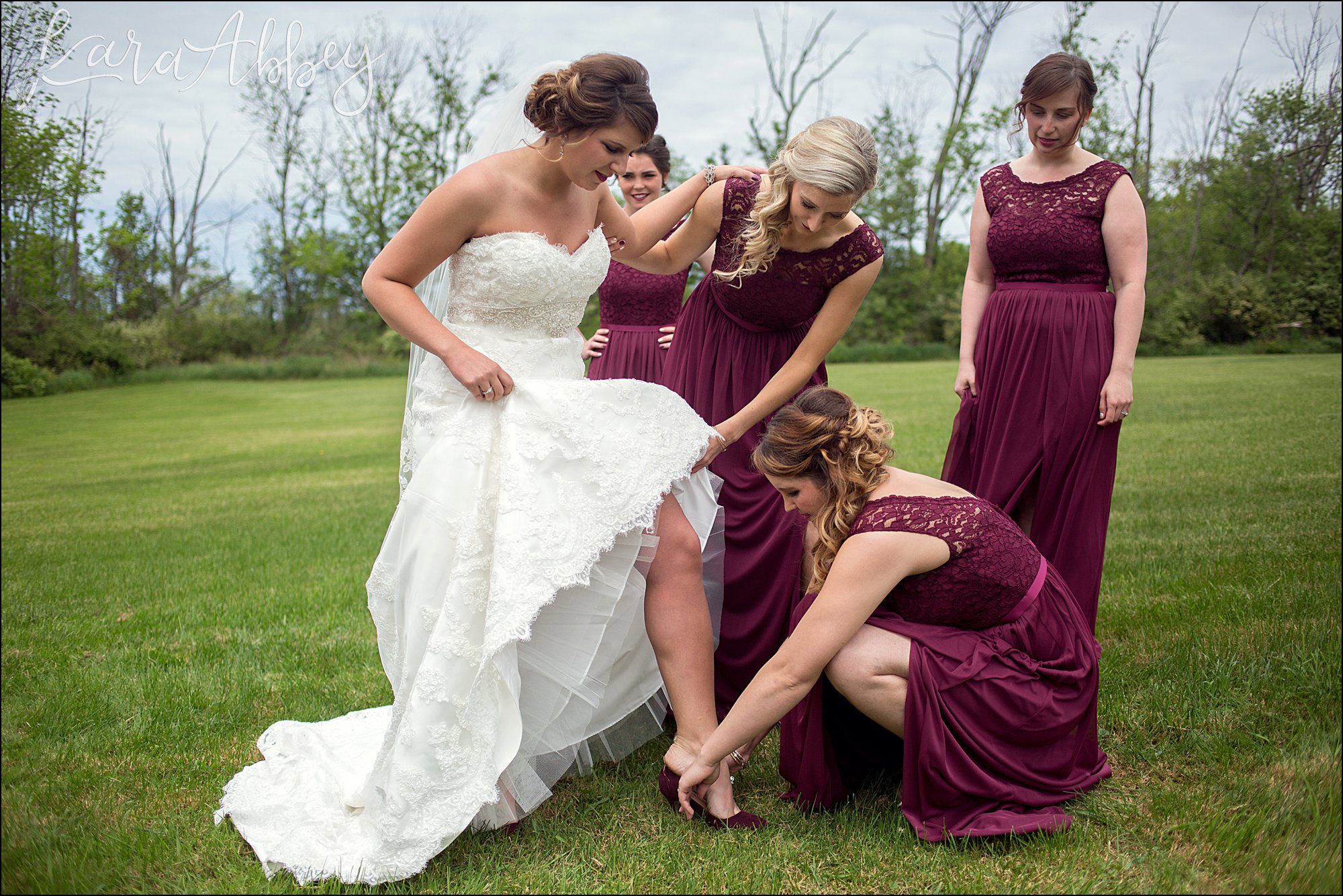 Burgundy & Navy Spring Wedding Inspiration - Bridal Details
