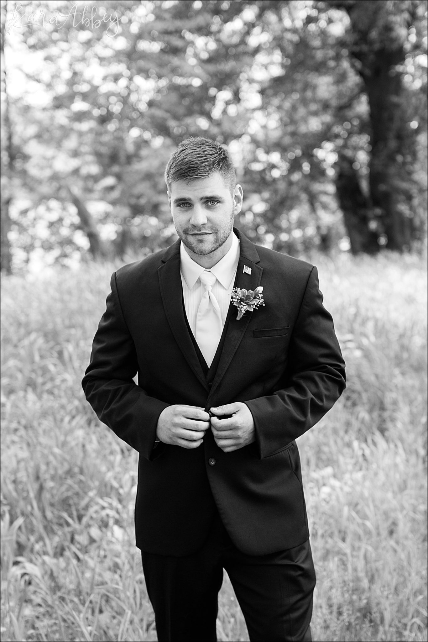 Burgundy & Navy Spring Wedding Inspiration - Groom Portraits