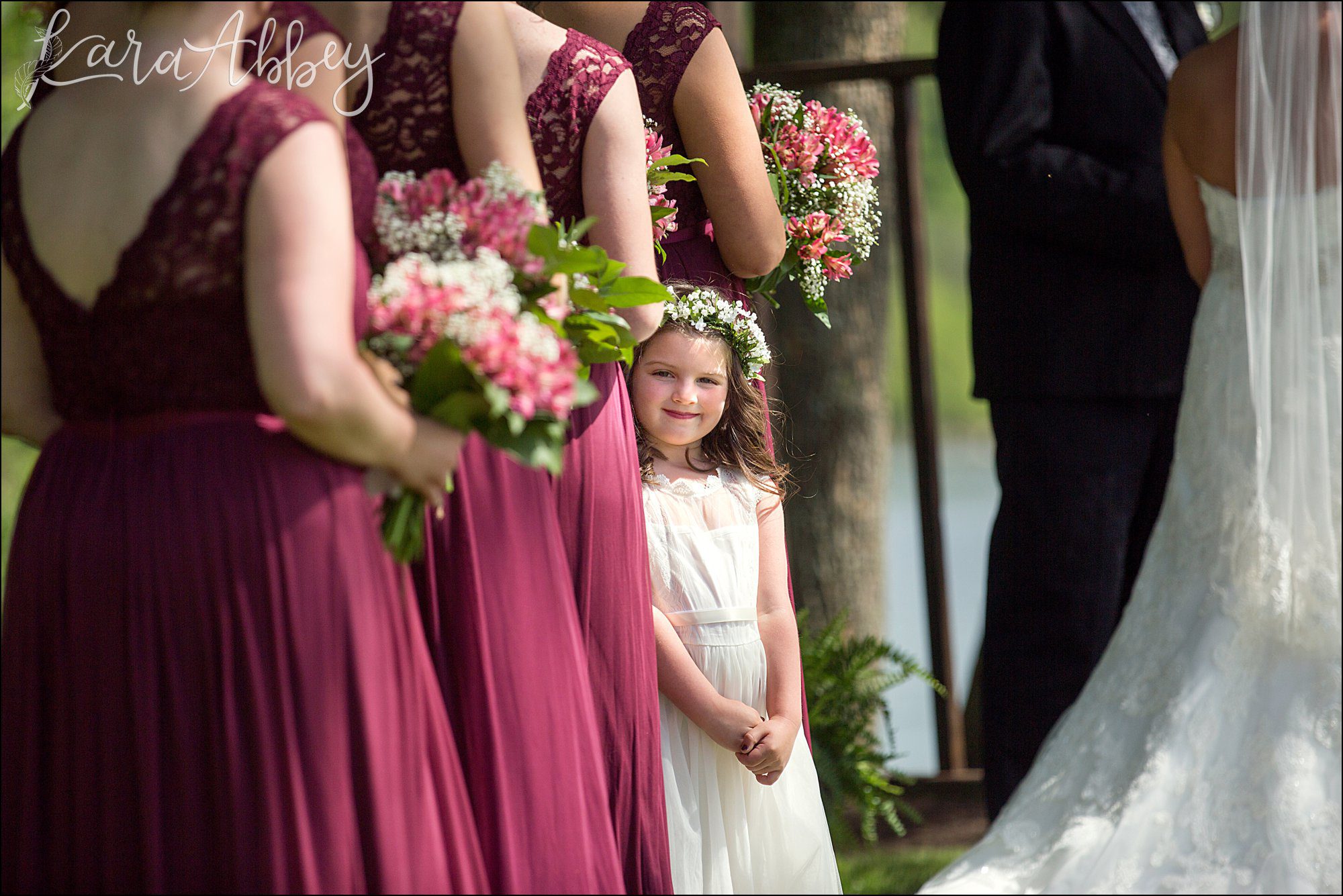 Burgundy & Navy Spring Wedding Inspiration - Outdoor Ceremony
