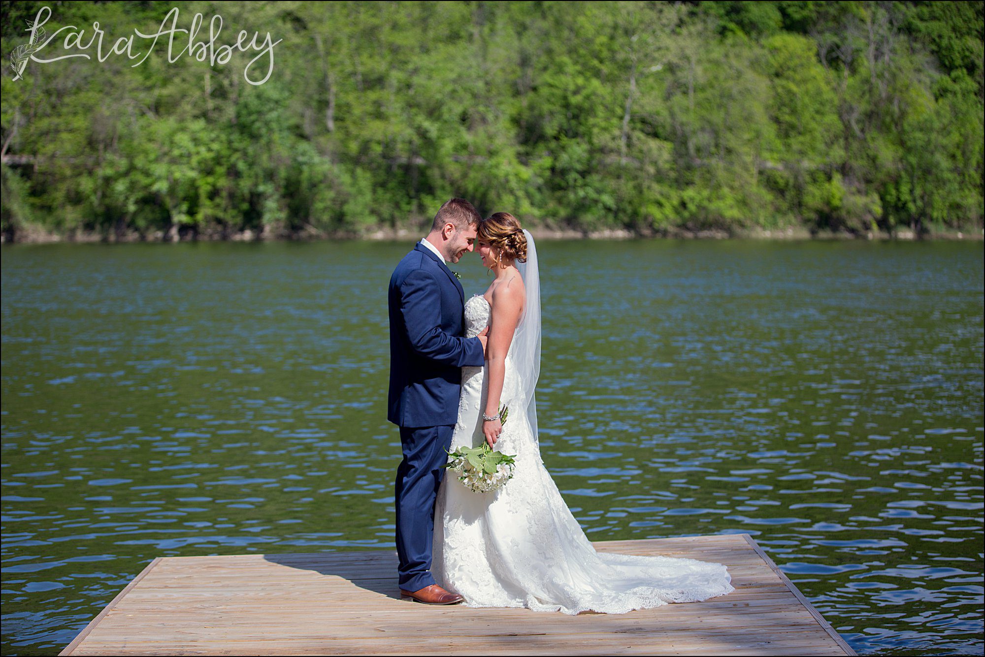 Burgundy & Navy Spring Wedding Inspiration - Bride & Groom Portraits