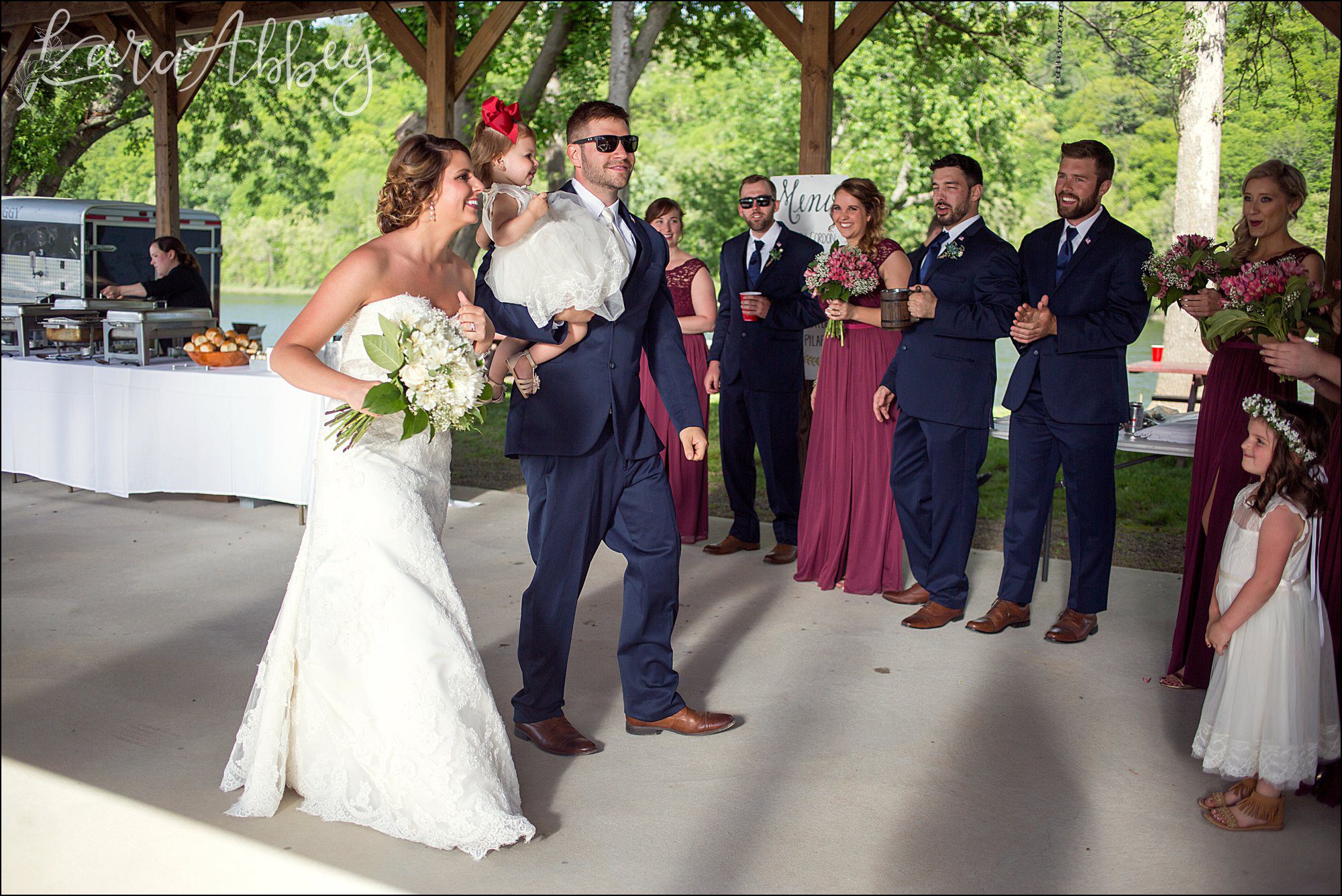 Burgundy & Navy Spring Wedding Inspiration - Bride & Groom Portraits