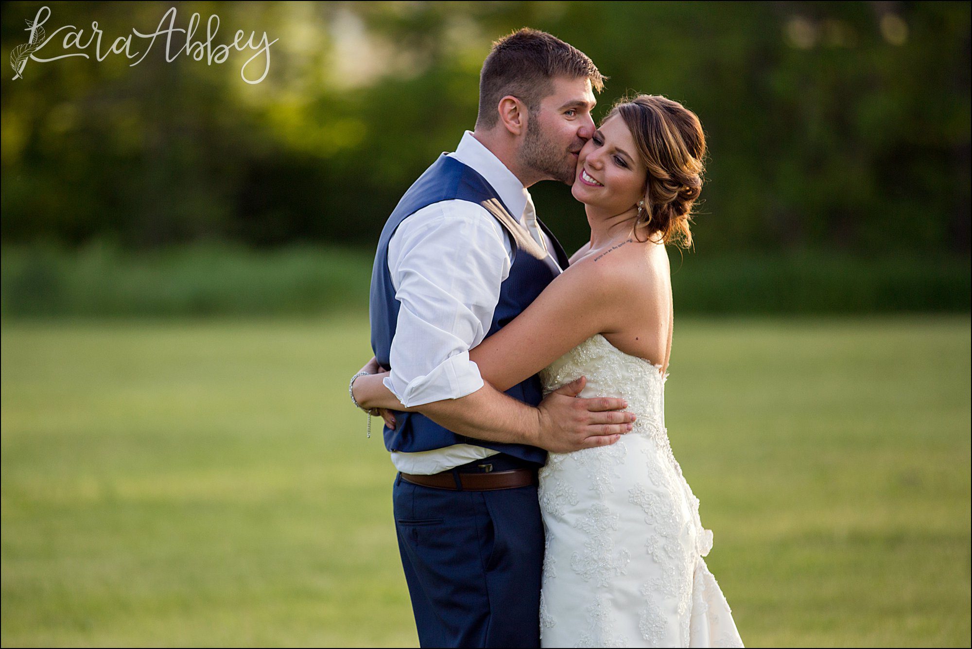 Burgundy & Navy Spring Wedding Inspiration - Sunset Portraits