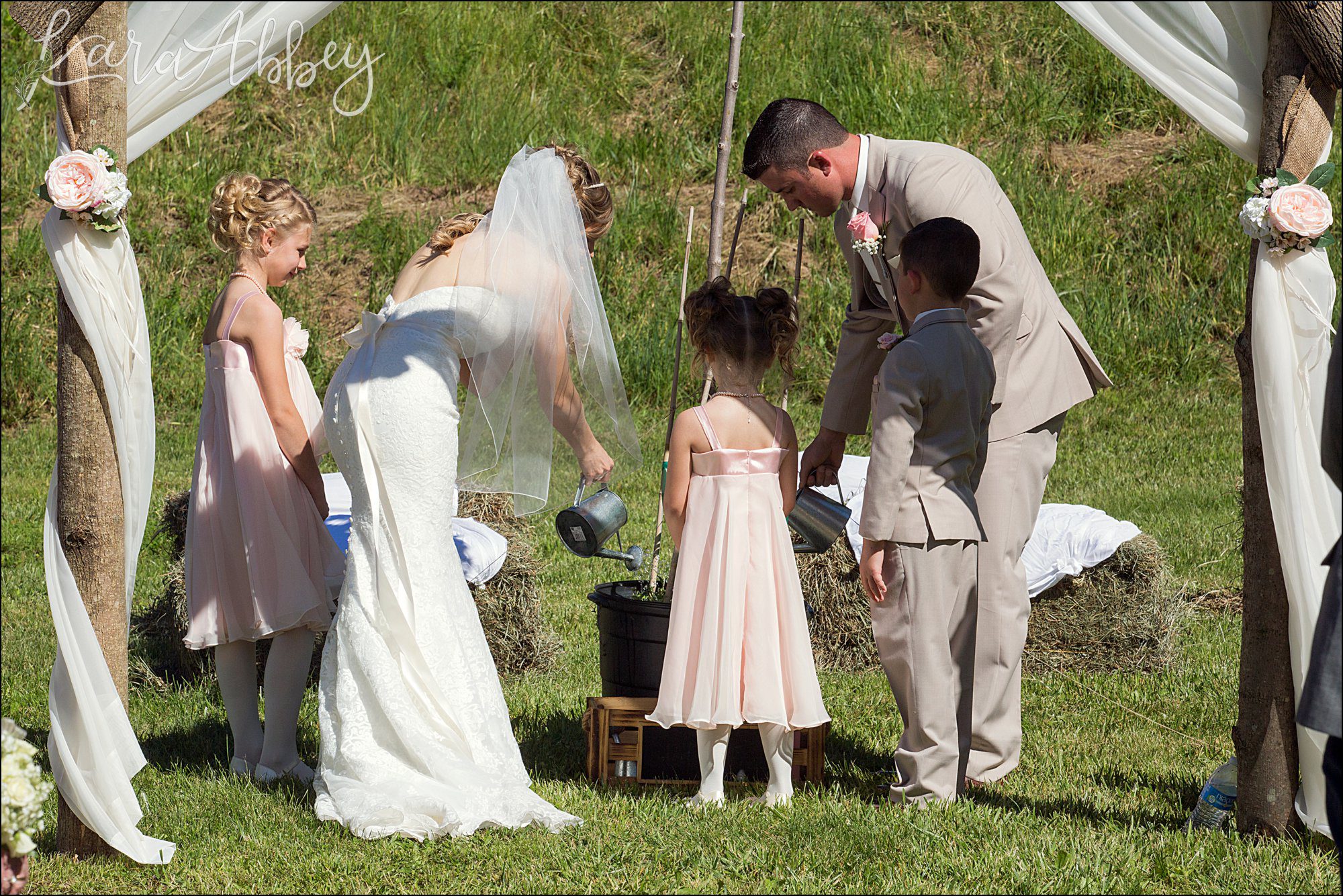 Summer Blush Wedding at Foggy Hollow by Irwin, PA Wedding Photographer