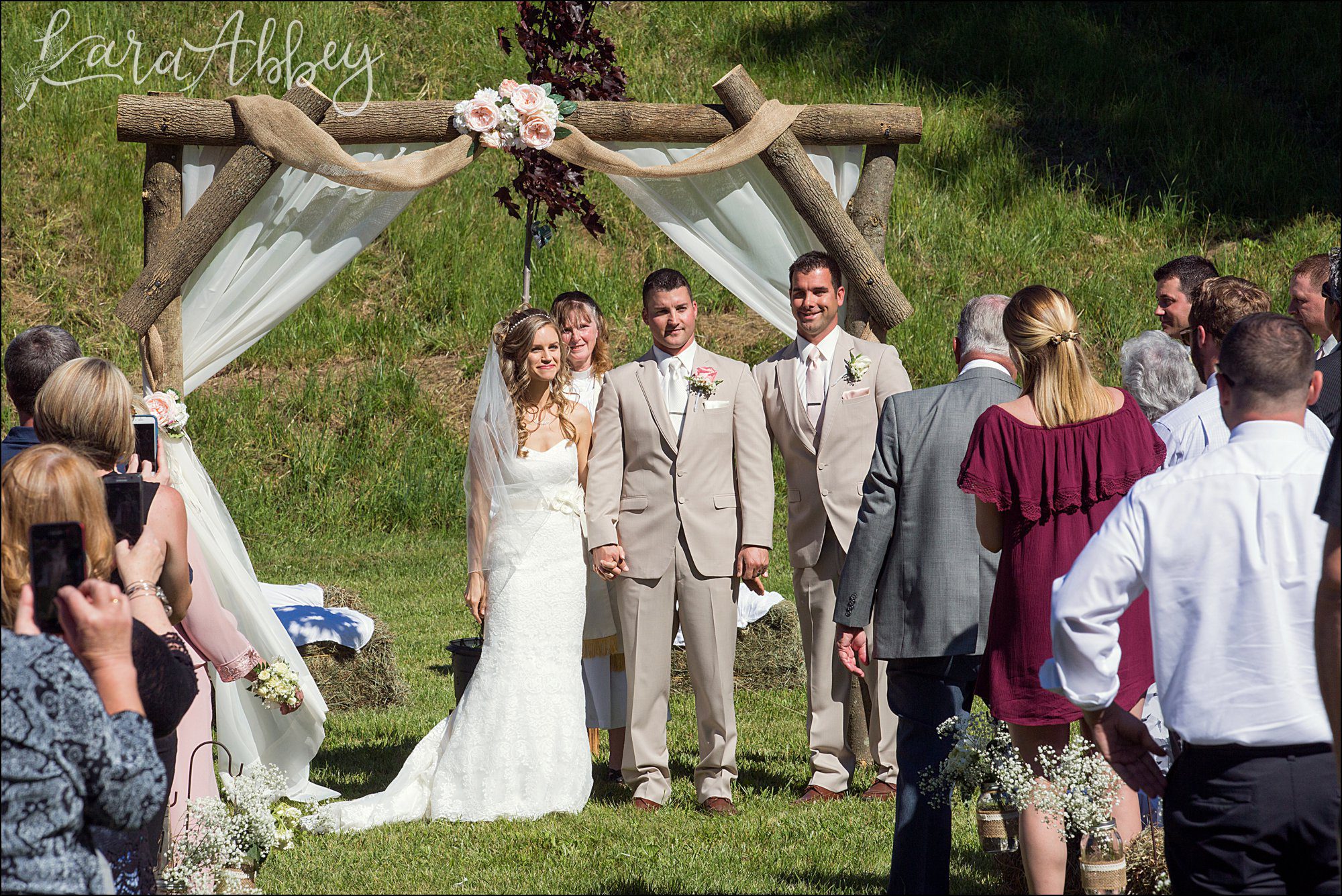 Summer Blush Wedding at Foggy Hollow by Irwin, PA Wedding Photographer