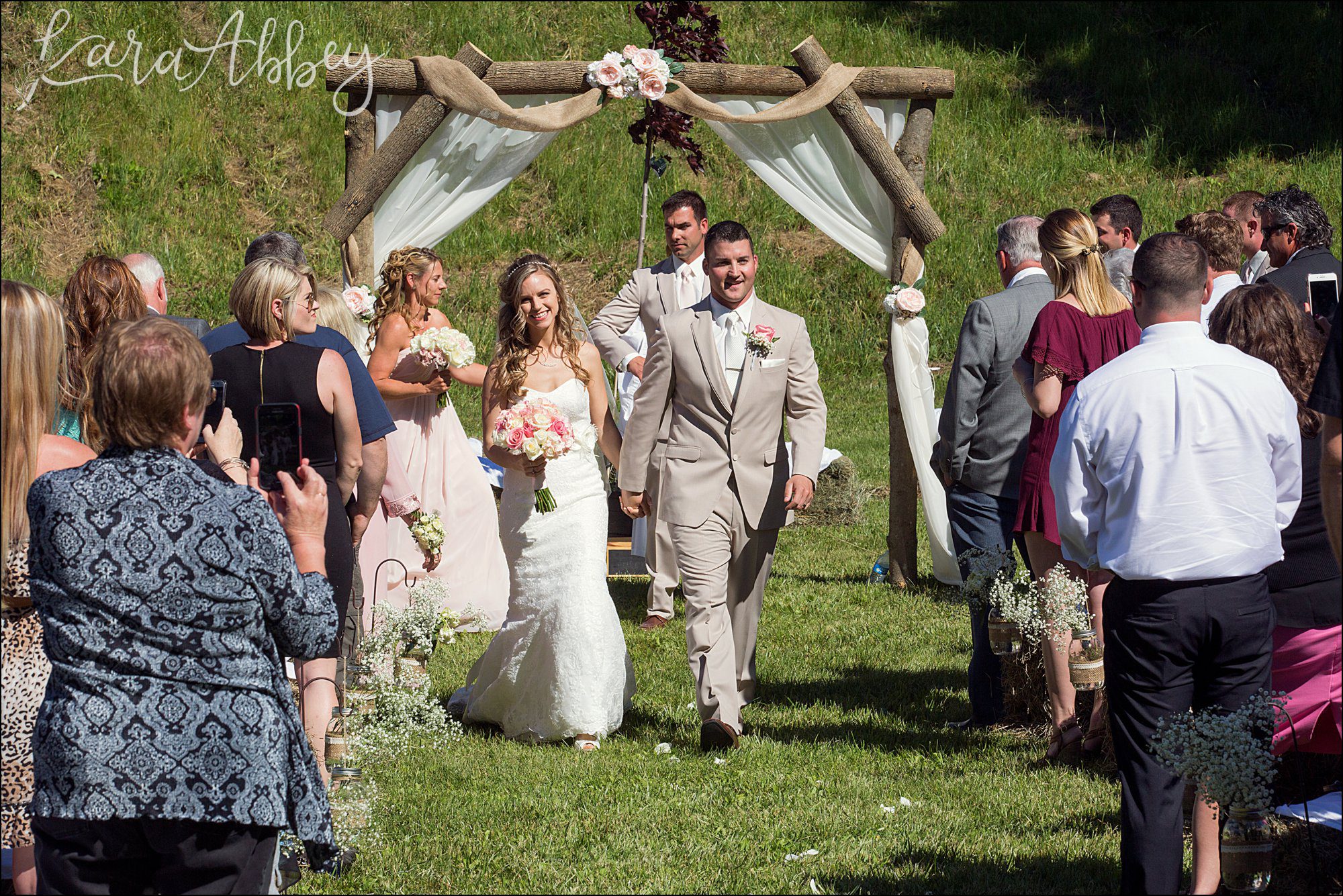 Summer Blush Wedding at Foggy Hollow by Irwin, PA Wedding Photographer