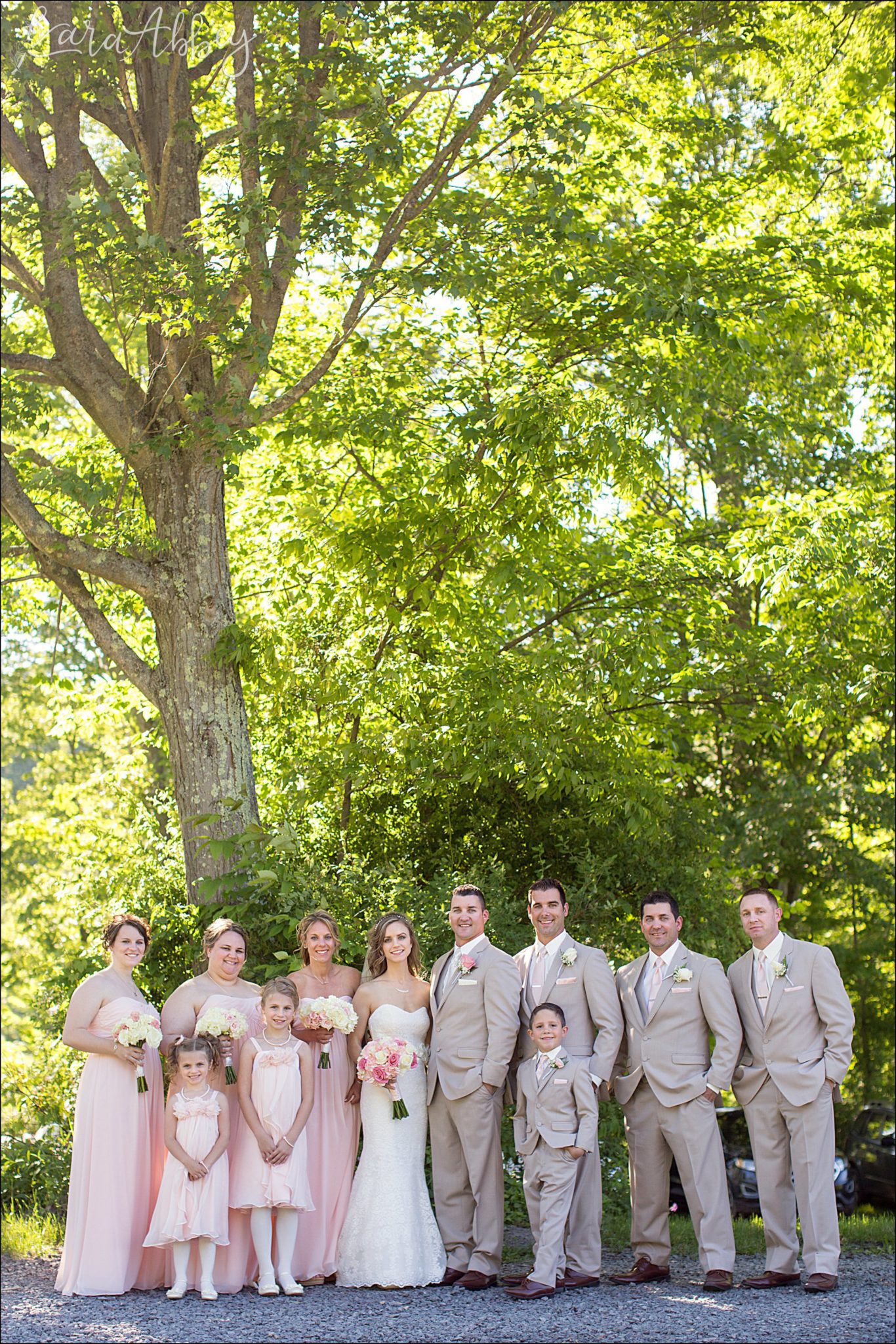 Summer Blush Wedding at Foggy Hollow by Irwin, PA Wedding Photographer