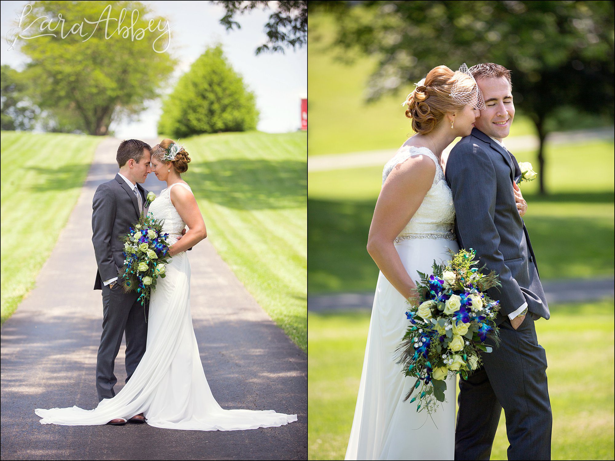 Summer Backyard Intimate Wedding - Bride & Groom Portraits - in Irwin, PA