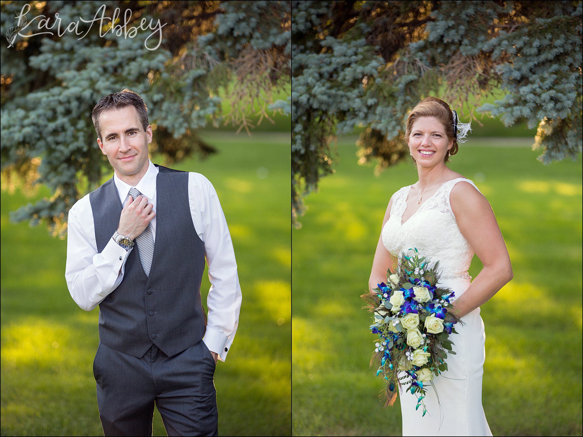 Summer Backyard Intimate Wedding - Golden Hour Bride & Groom Portraits in Irwin, PA