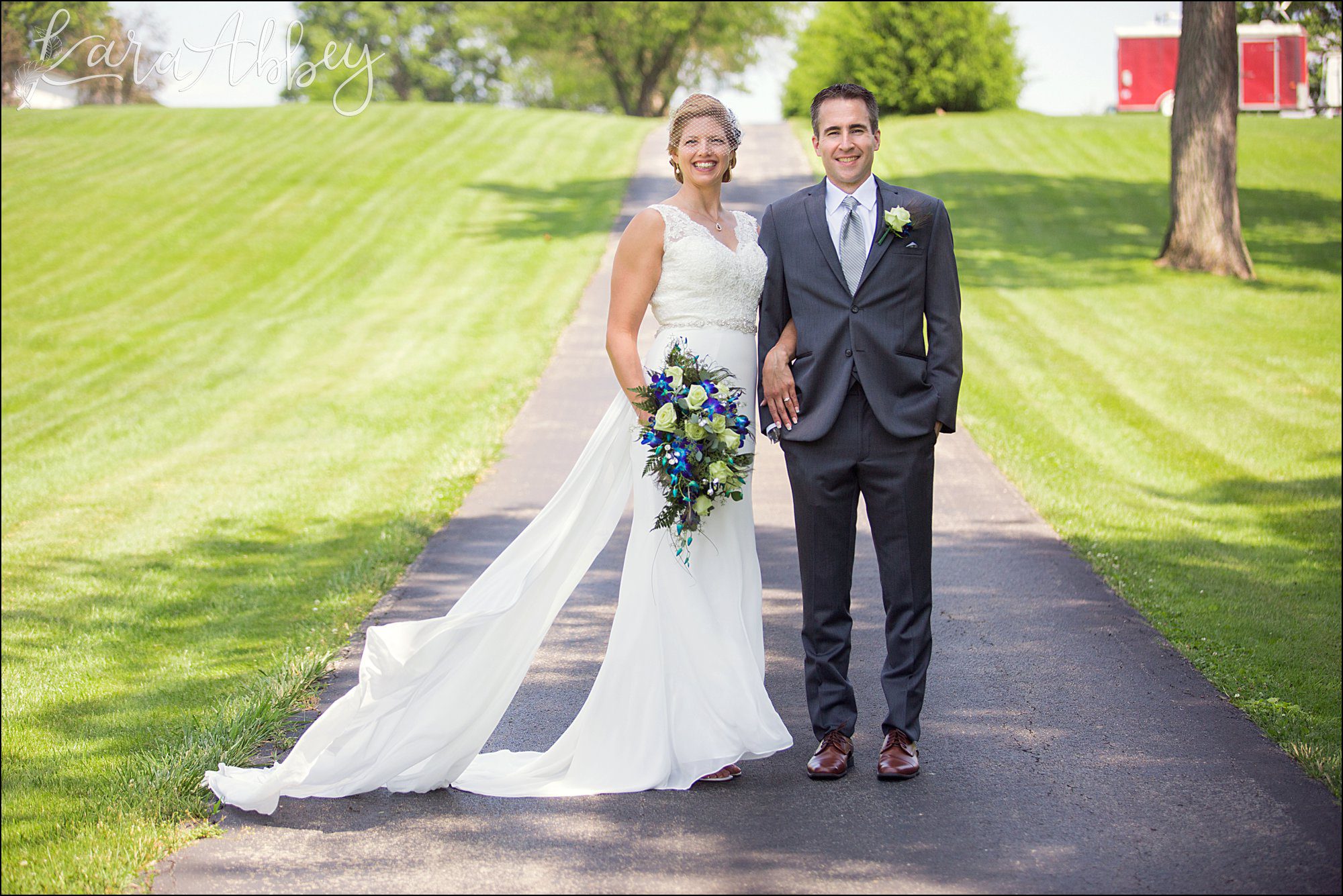 Summer Backyard Intimate Wedding - Bride & Groom Portraits - in Irwin, PA