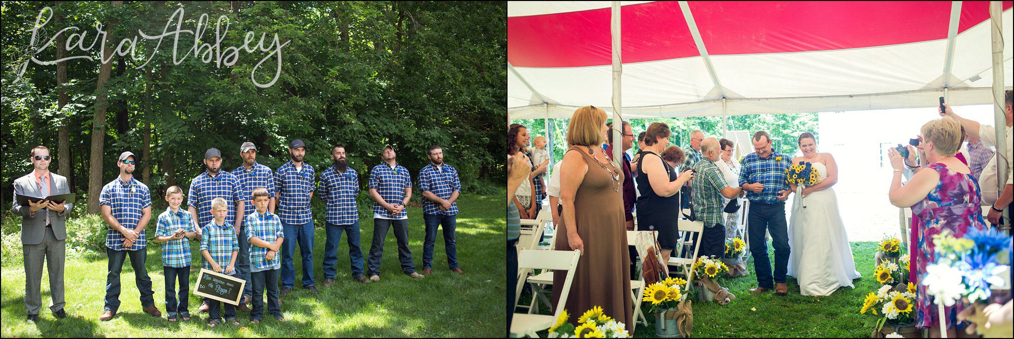 Laid Back Rustic Chic Summer Wedding at the Inn on Quarry Glenn in Towanda, PA