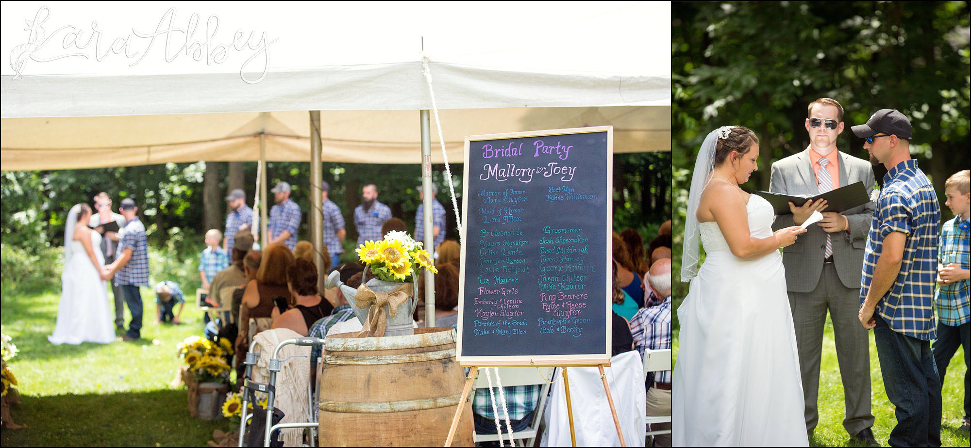 Laid Back Rustic Chic Summer Wedding at the Inn on Quarry Glenn in Towanda, PA