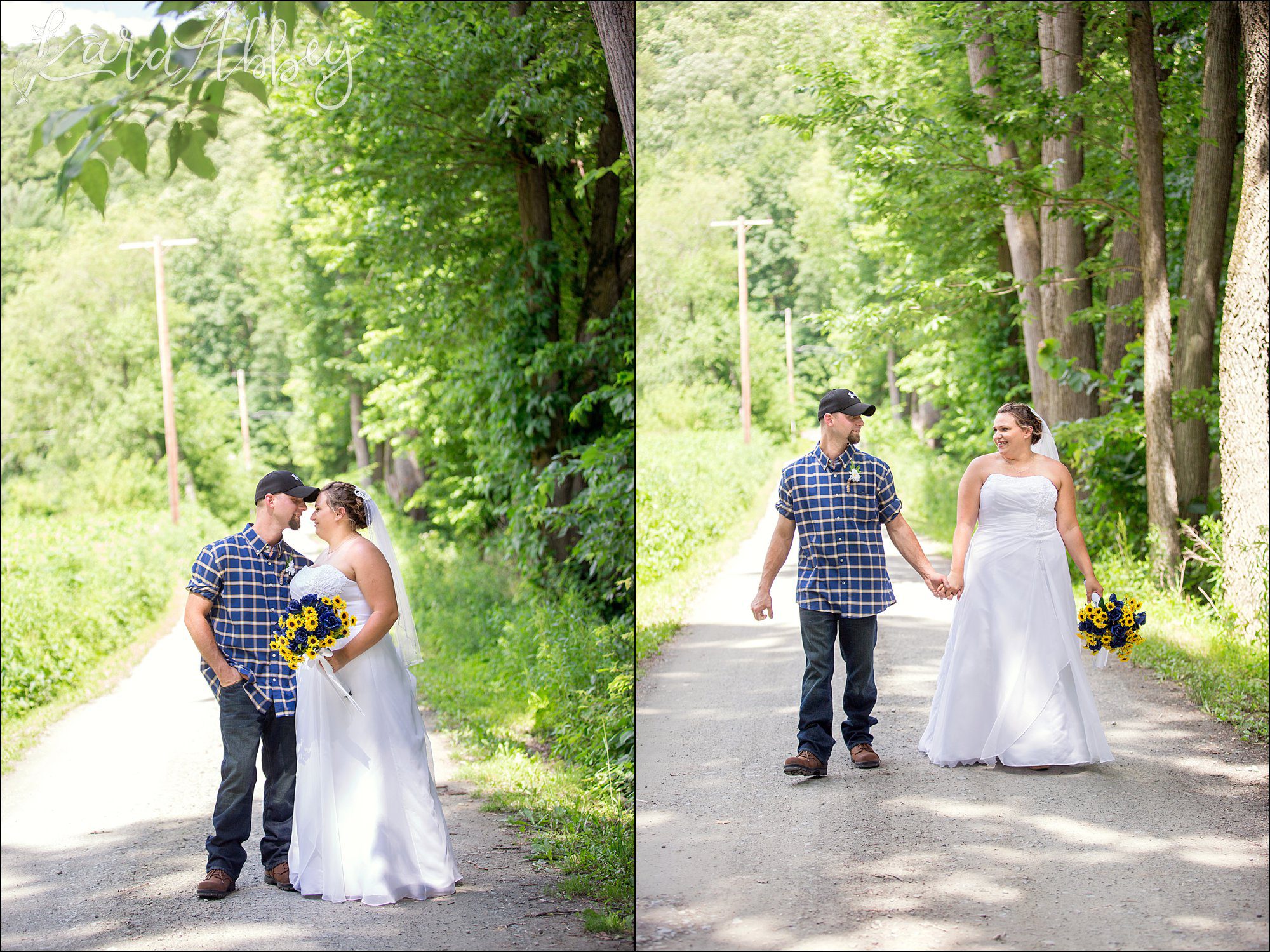 Laid Back Rustic Chic Summer Wedding at the Inn on Quarry Glenn in Towanda, PA