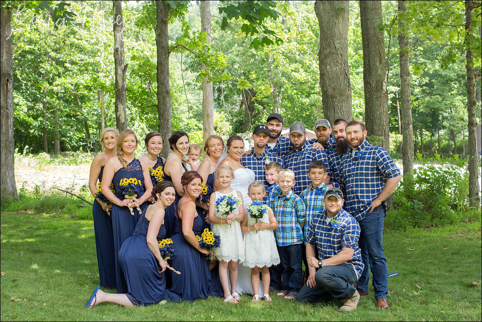 Laid Back Rustic Chic Summer Wedding at the Inn on Quarry Glenn in Towanda, PA