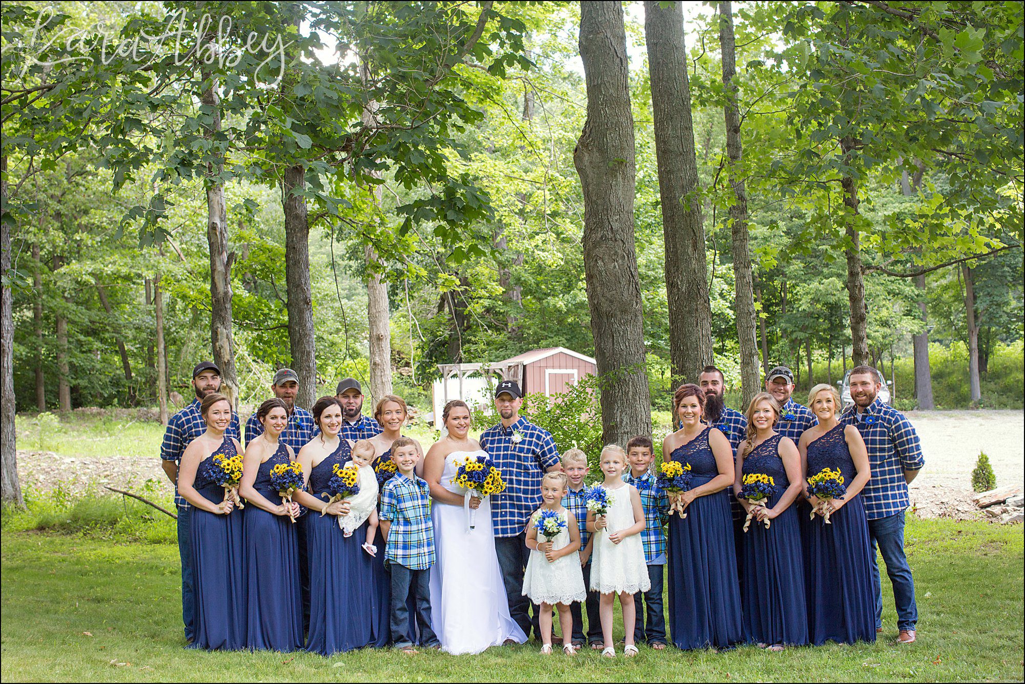 Laid Back Rustic Chic Summer Wedding at the Inn on Quarry Glenn in Towanda, PA