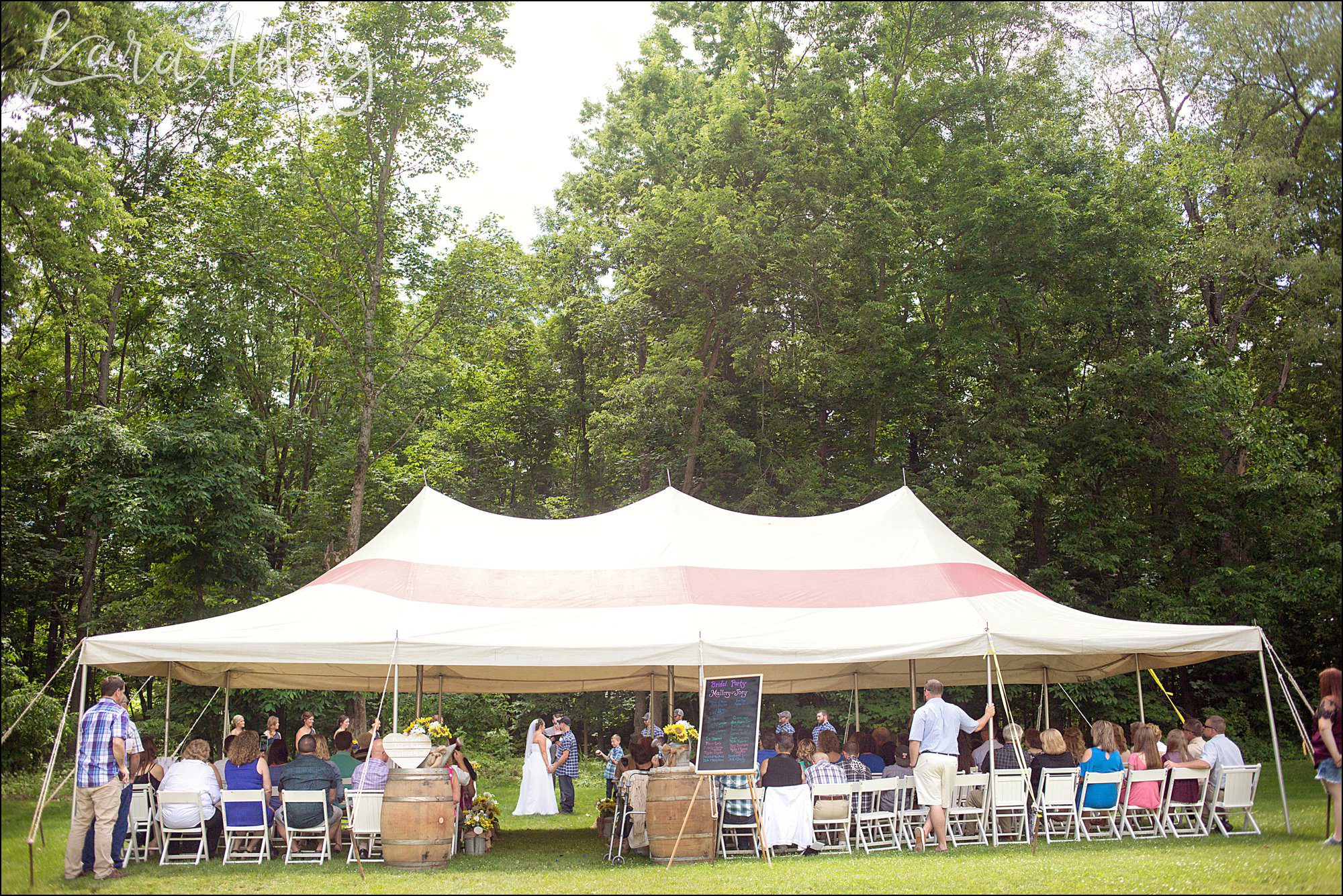 Laid Back Rustic Chic Summer Wedding at the Inn on Quarry Glenn in Towanda, PA