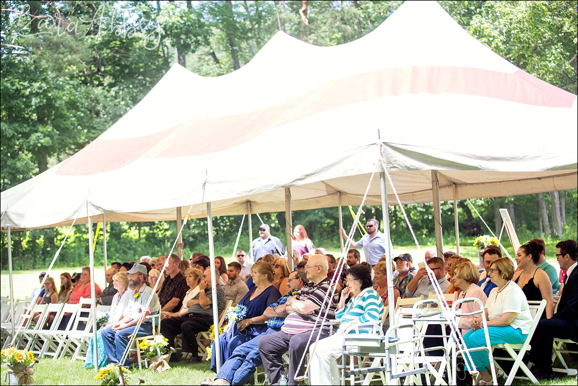 Laid Back Rustic Chic Summer Wedding at the Inn on Quarry Glenn in Towanda, PA