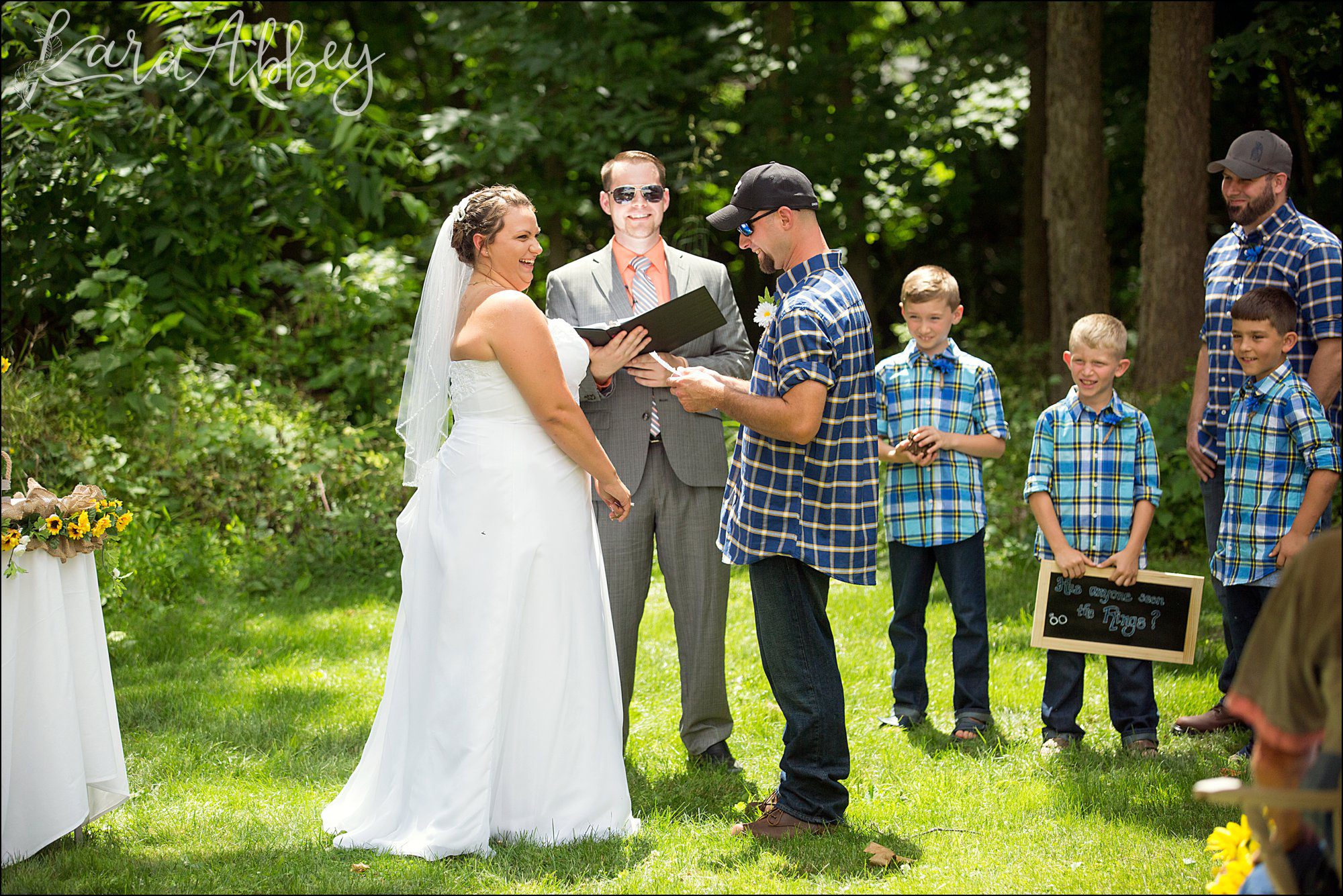 Laid Back Rustic Chic Summer Wedding at the Inn on Quarry Glenn in Towanda, PA