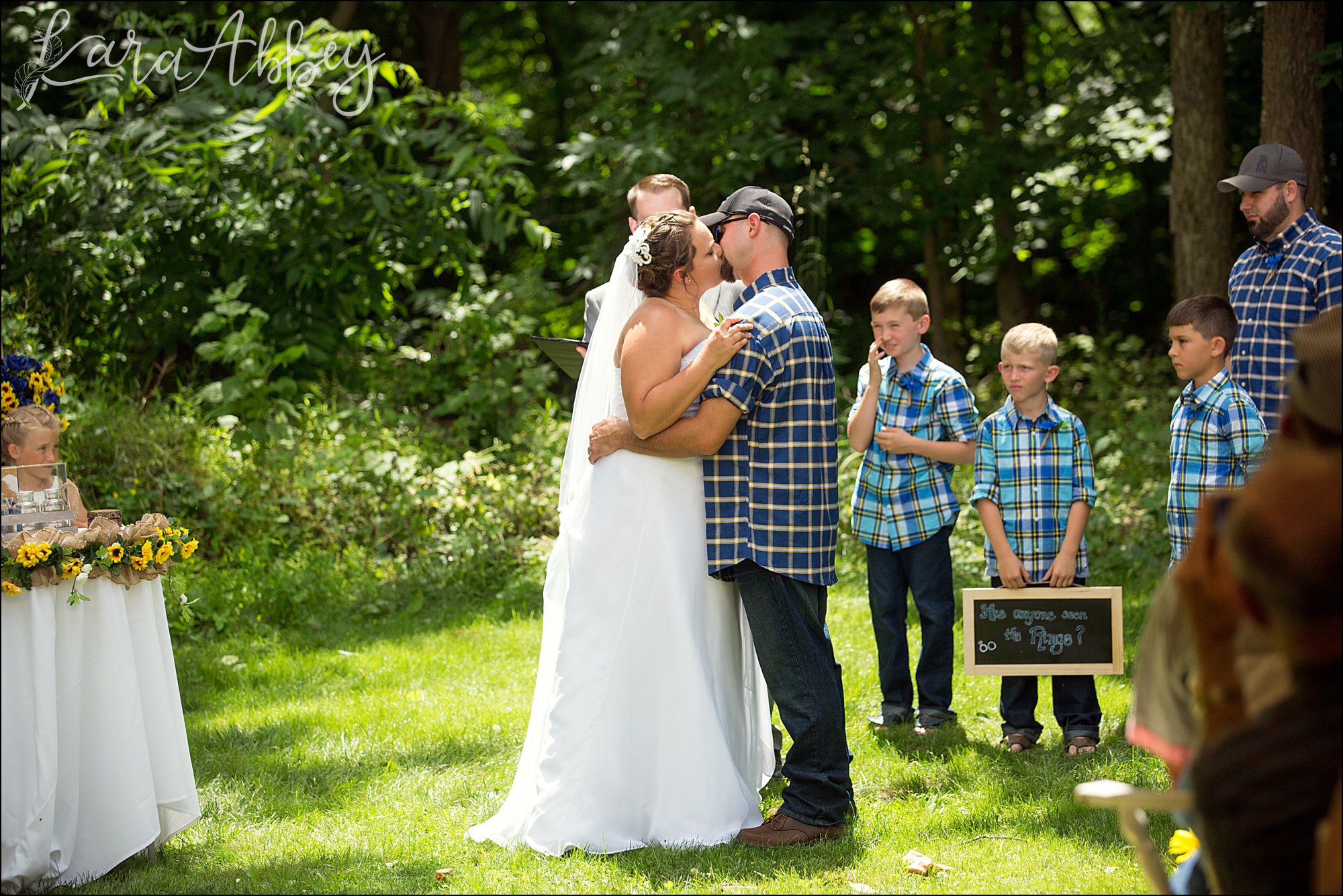 Laid Back Rustic Chic Summer Wedding at the Inn on Quarry Glenn in Towanda, PA