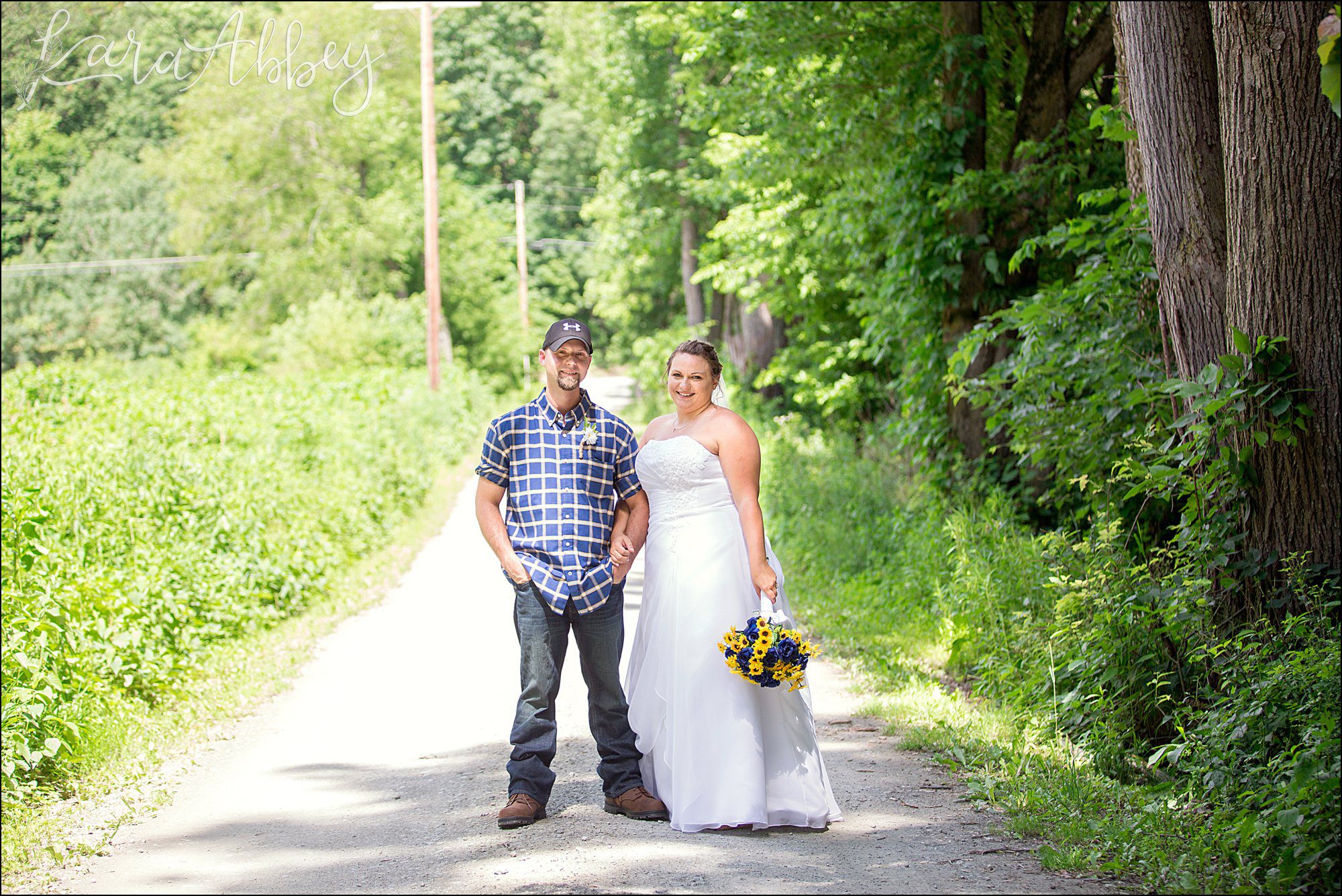 Laid Back Rustic Chic Summer Wedding at the Inn on Quarry Glenn in Towanda, PA