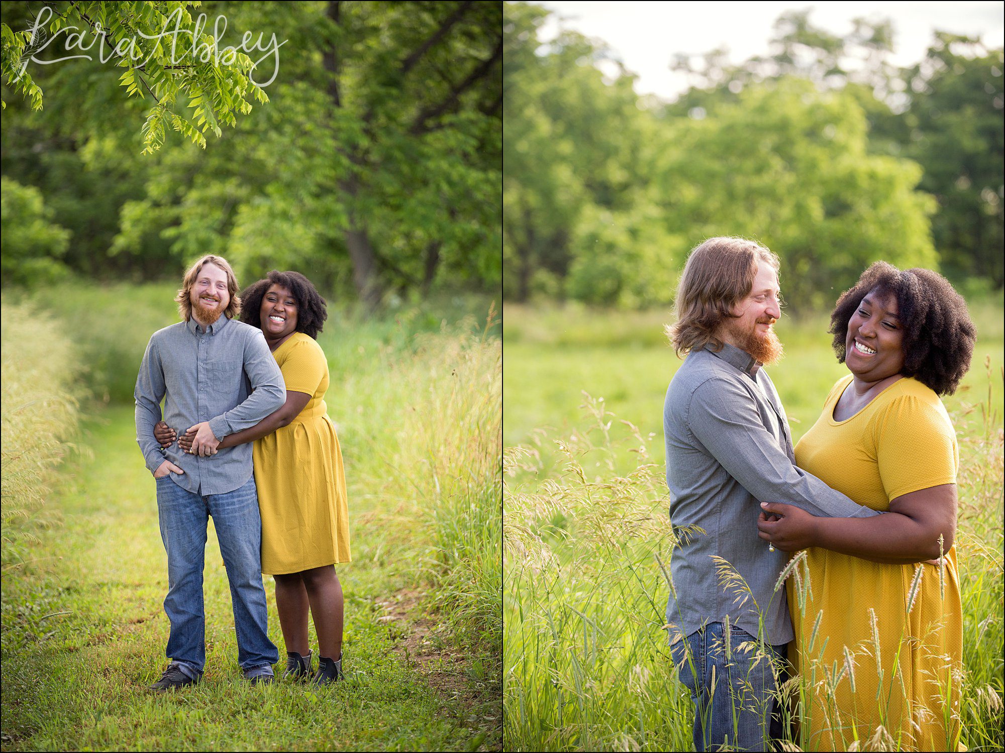 Sunrise Backyard Engagement Photography in Irwin, PA