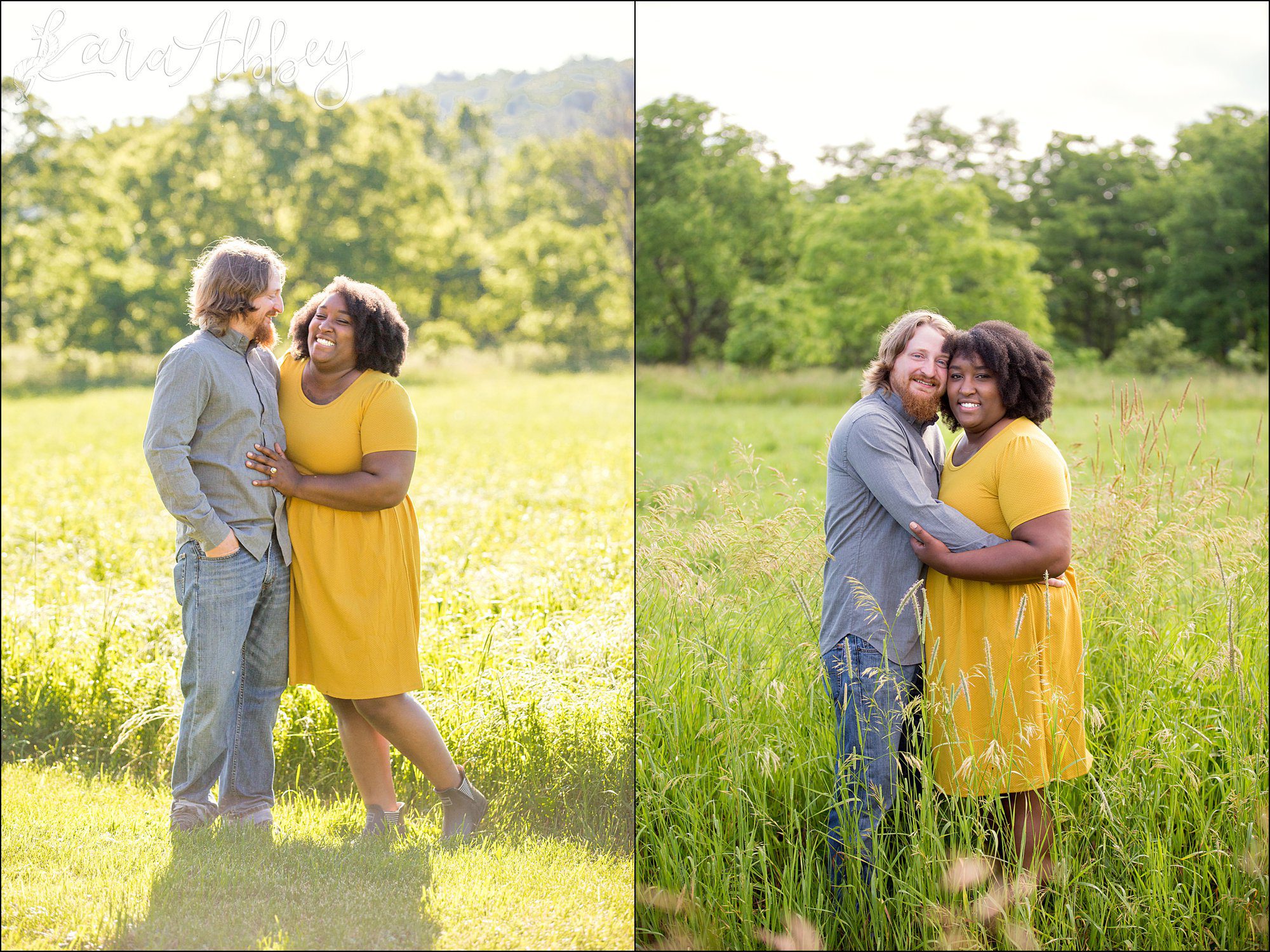 Sunrise Backyard Engagement Photography in Irwin, PA