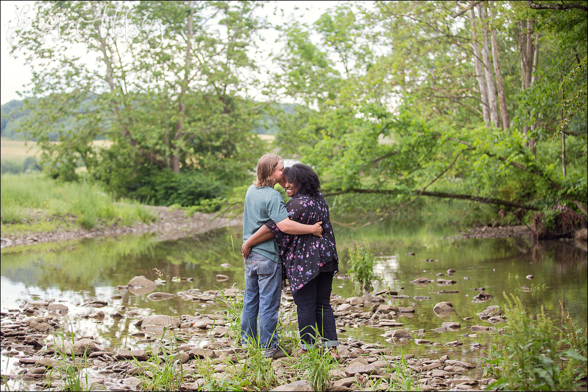 Sunrise Backyard Engagement Photography in Irwin, PA