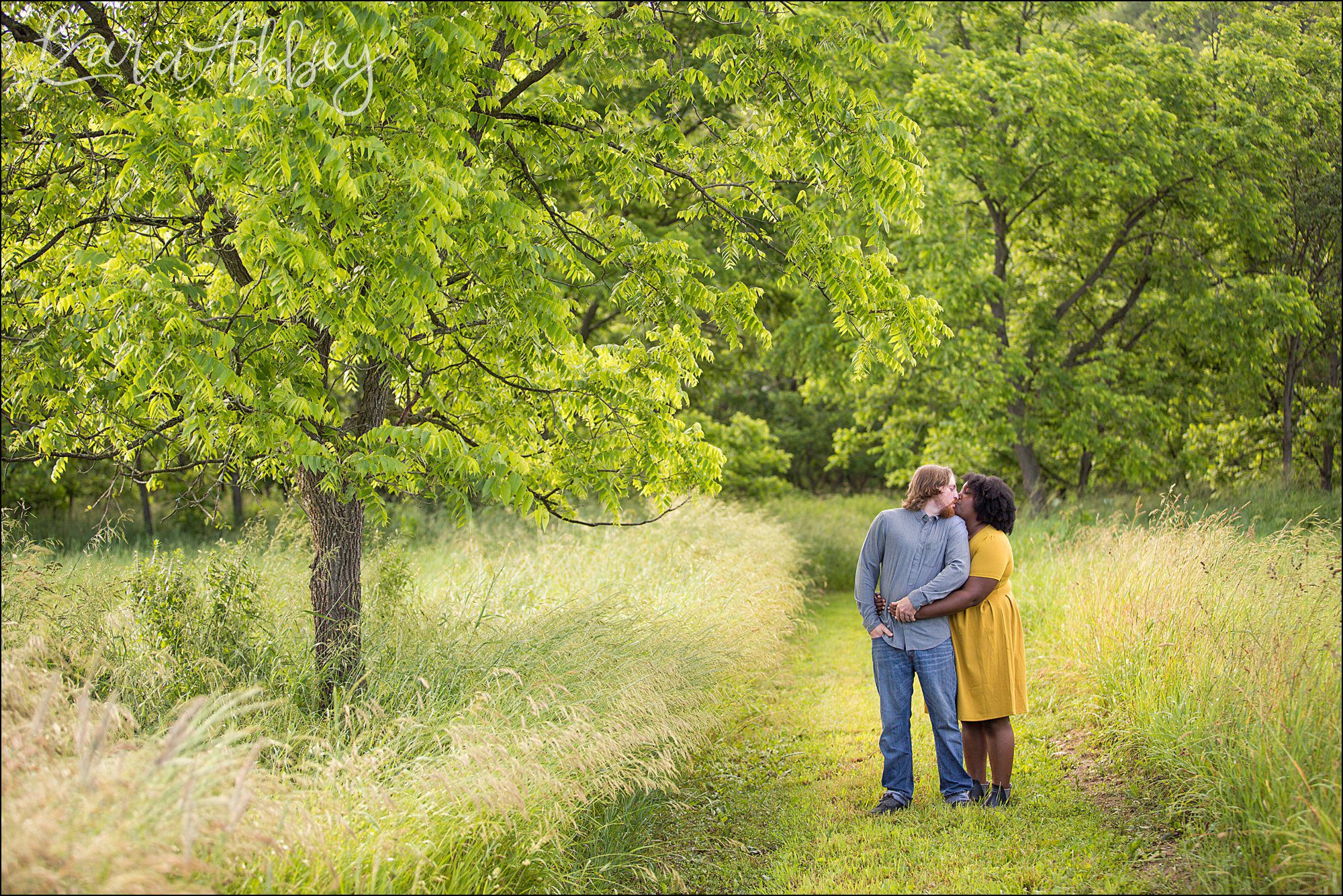 Sunrise Backyard Engagement Photography in Irwin, PA