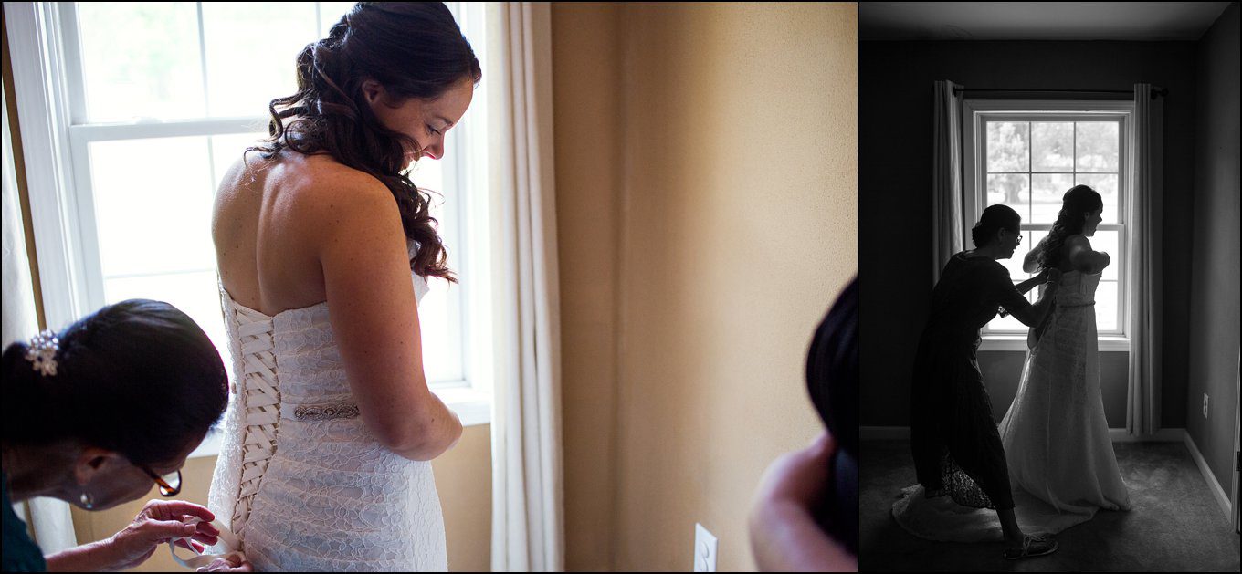 Laid Back Summer Backyard Wedding - Getting Ready