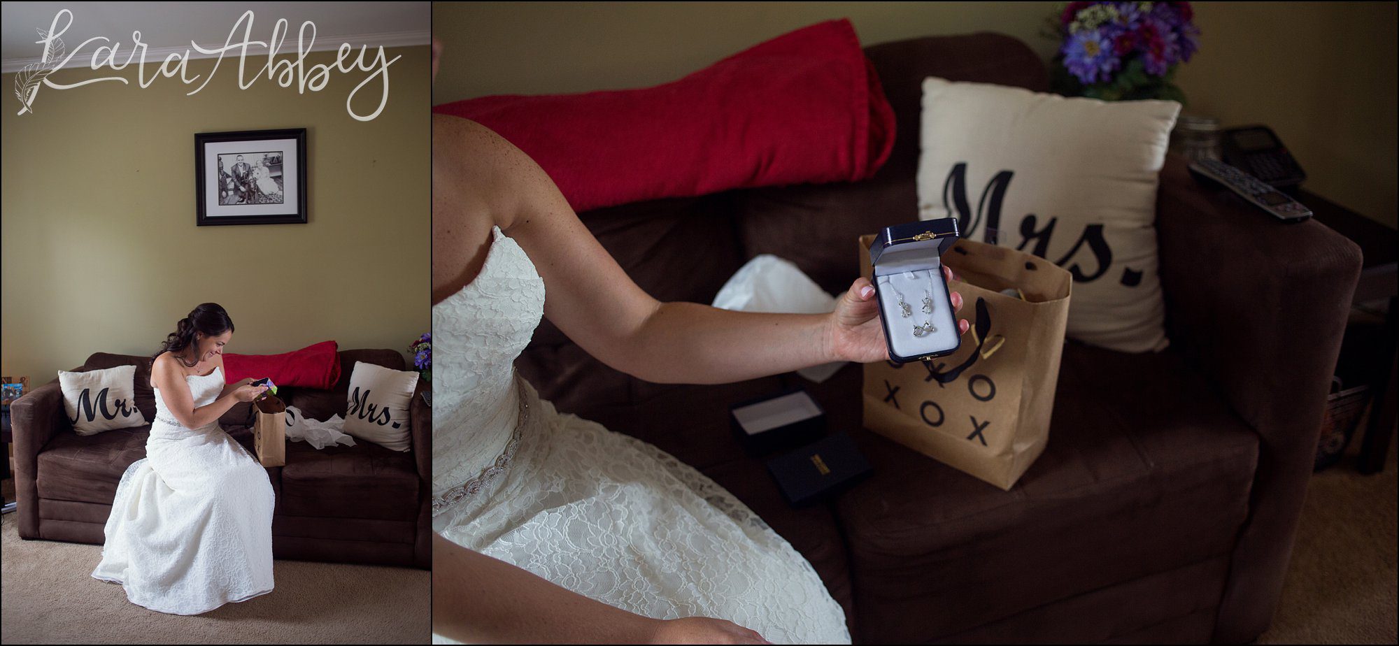 Laid Back Summer Backyard Wedding - Gift from the Groom