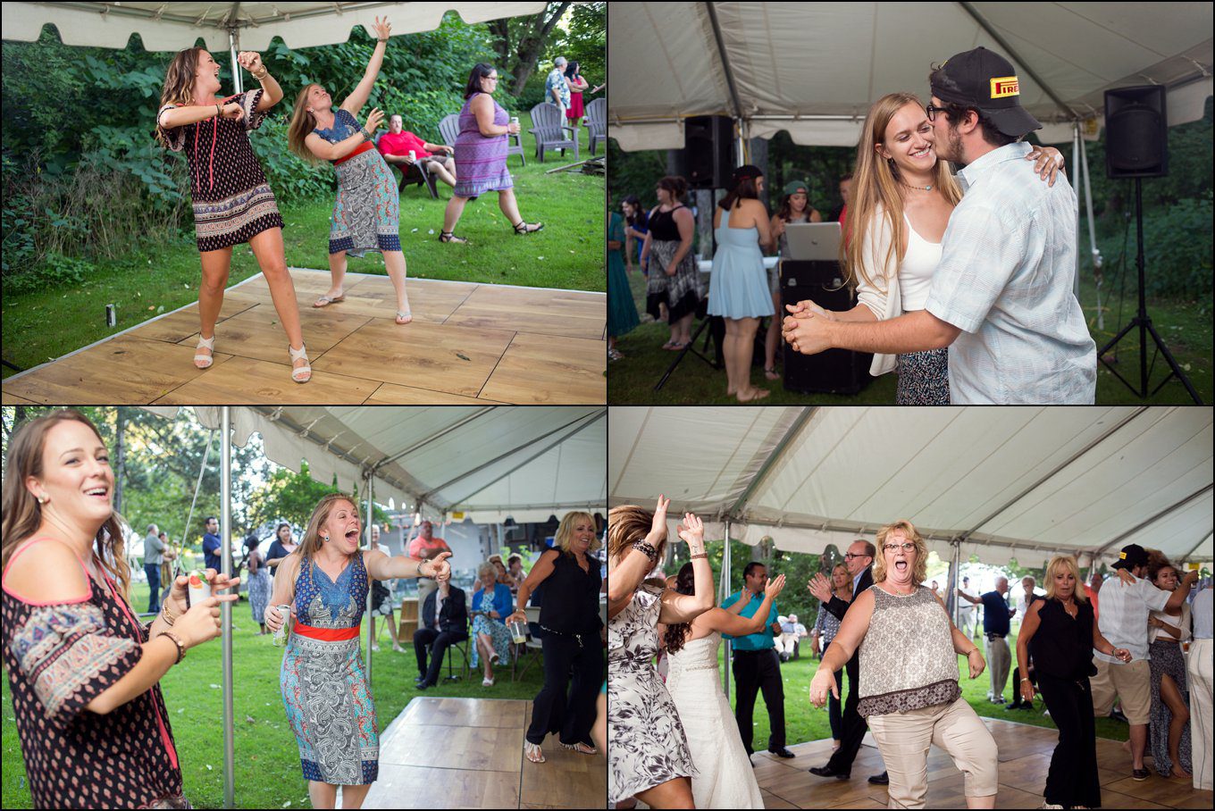 Laid Back Rustic DIY Summer Backyard Wedding Reception