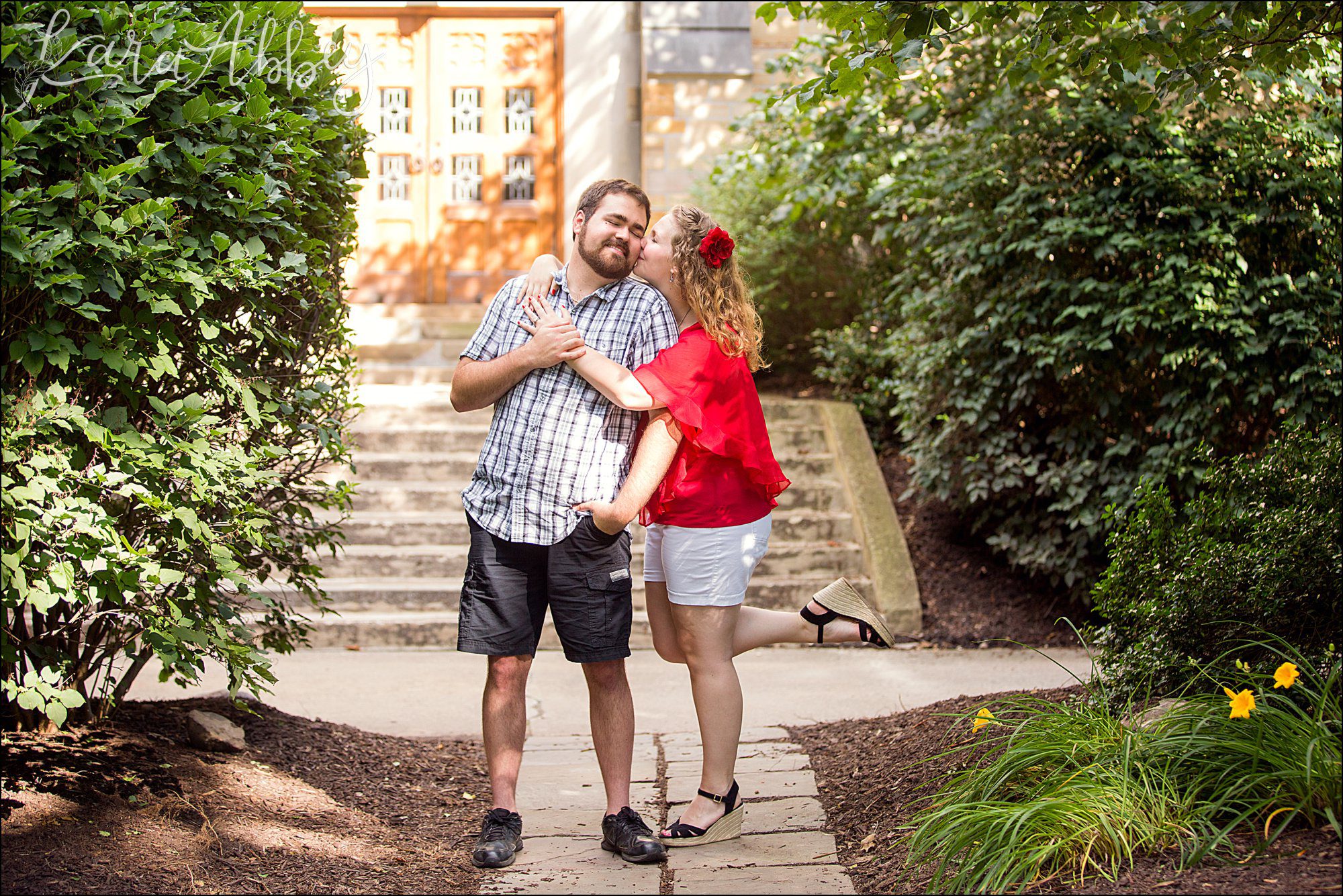 Summer Engagement Photography at Grove City College, Pennsylvania