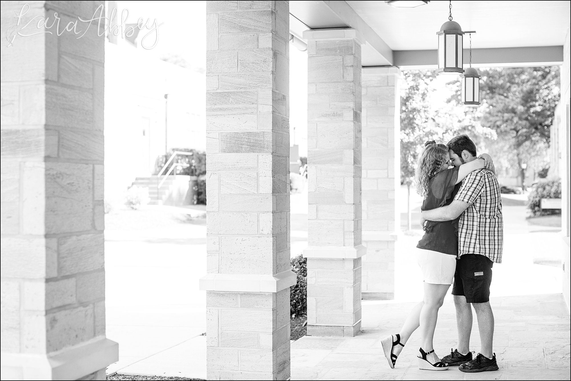 Summer Engagement Photography at Grove City College, Pennsylvania
