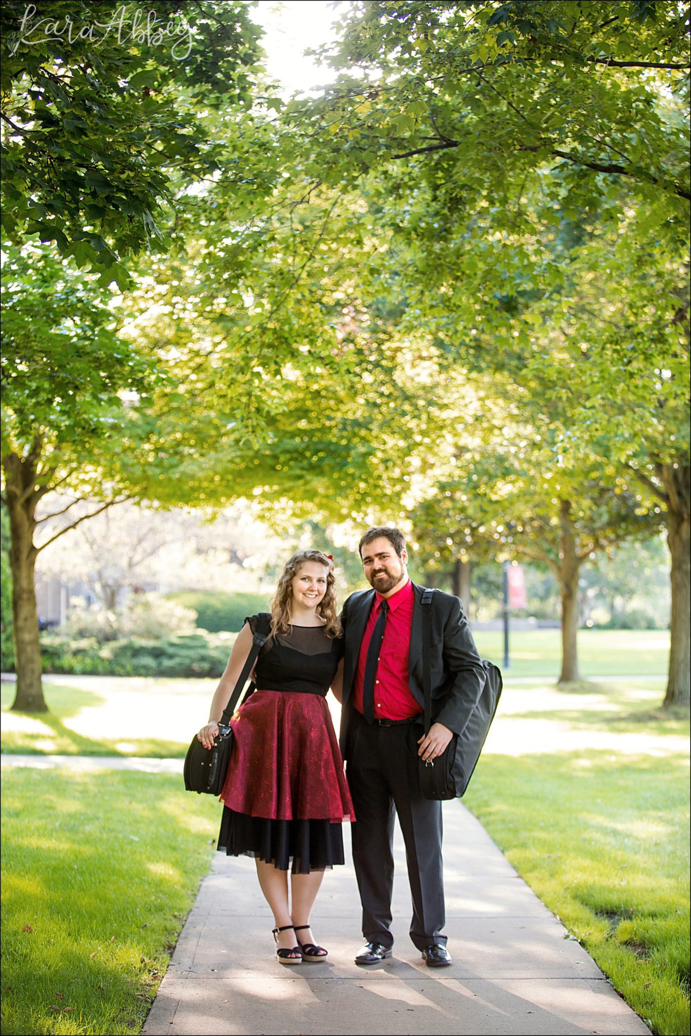 Summer Engagement Photography at Grove City College