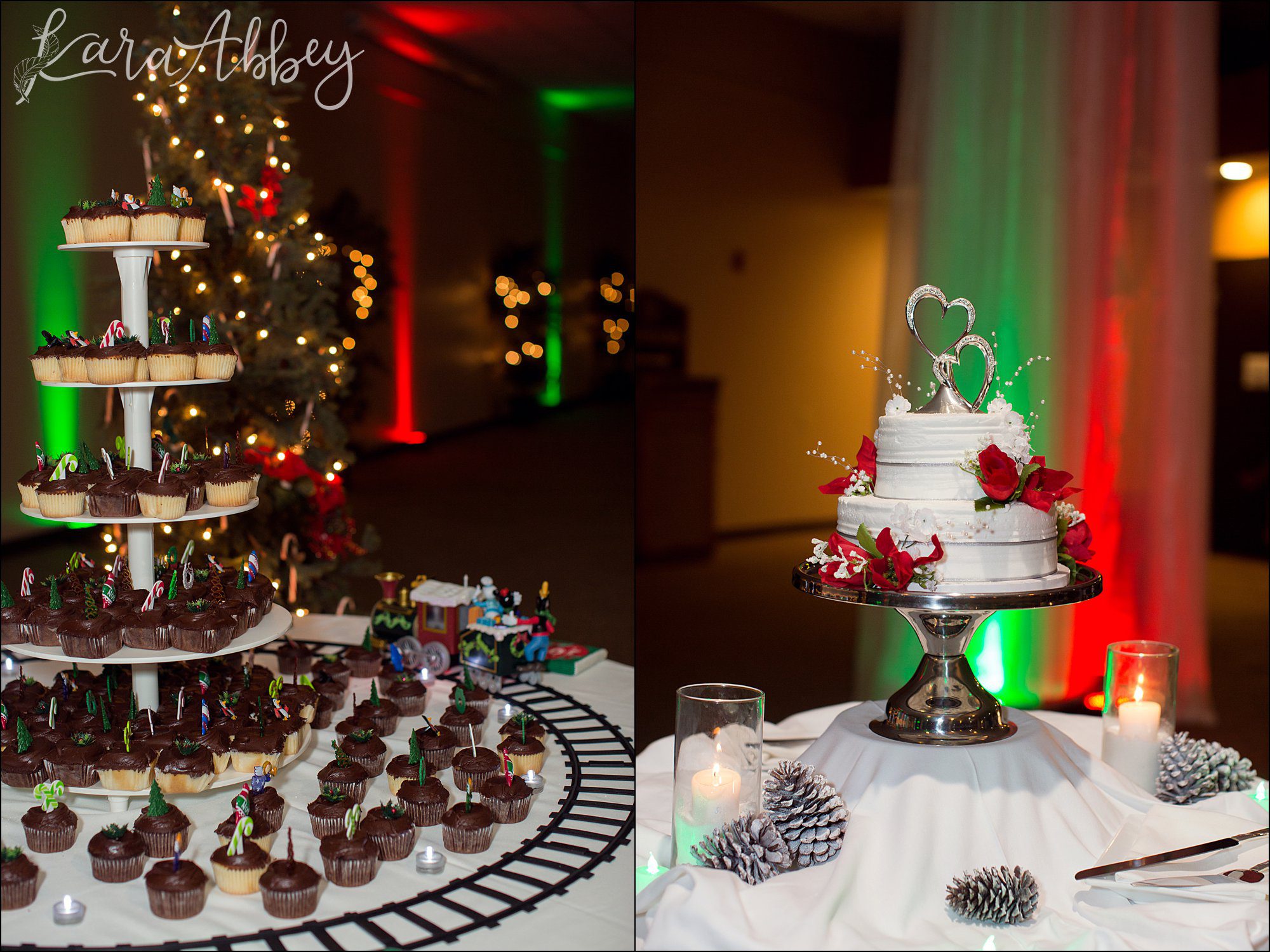 Christmas in July Wedding Themed Reception at Chautauqua Inn in Mayville, NY