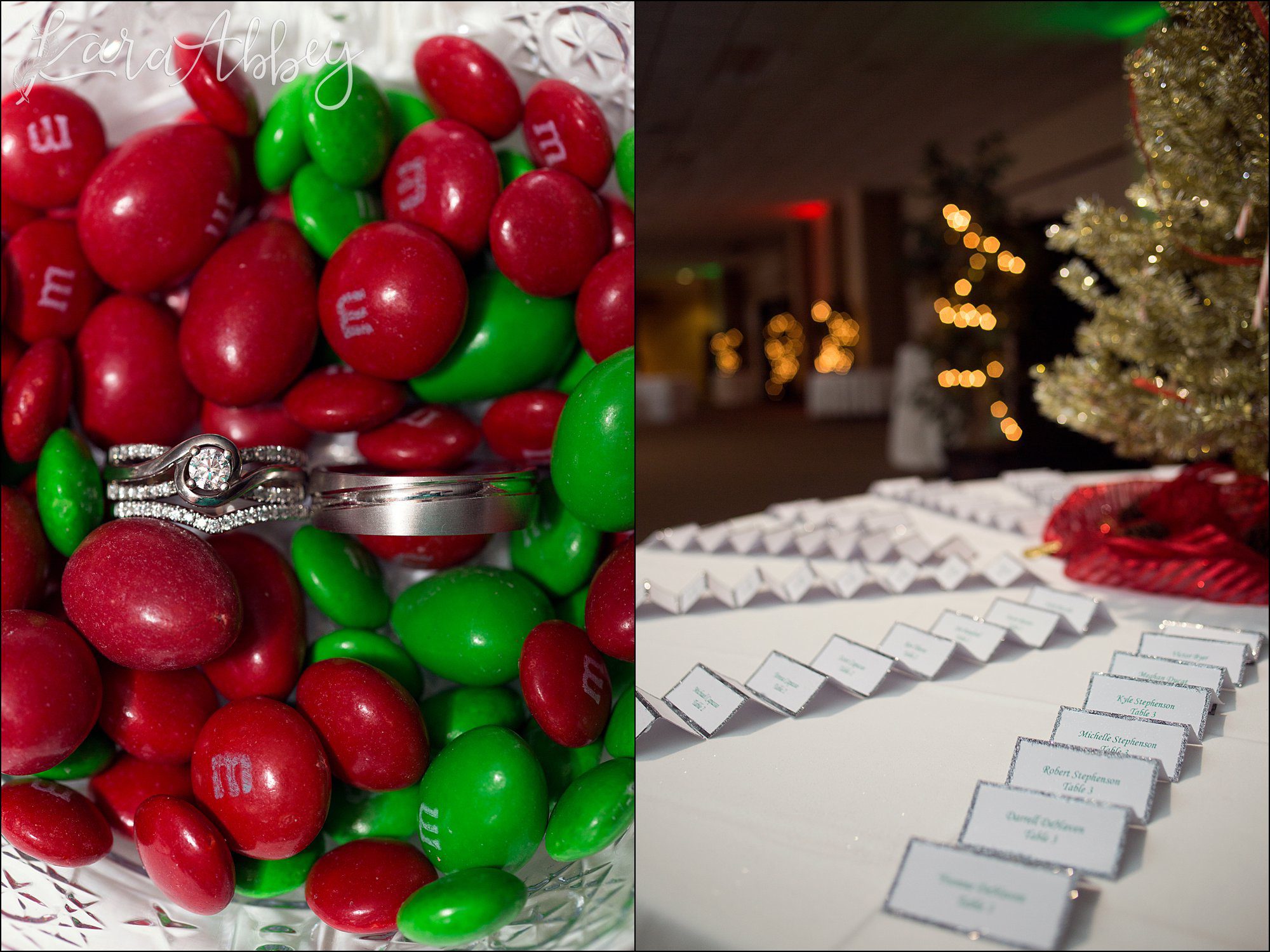 Christmas in July Wedding Themed Reception at Chautauqua Inn in Mayville, NY