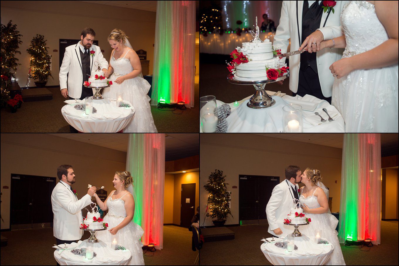 Christmas in July Wedding Themed Reception at Chautauqua Inn in Mayville, NY