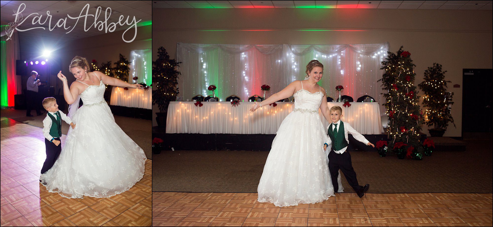 Christmas in July Wedding Themed Reception at Chautauqua Inn in Mayville, NY