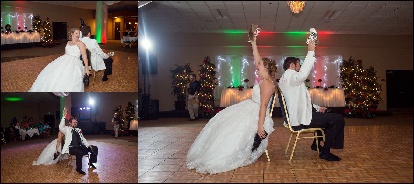 Christmas in July Wedding Themed Reception at Chautauqua Inn in Mayville, NY