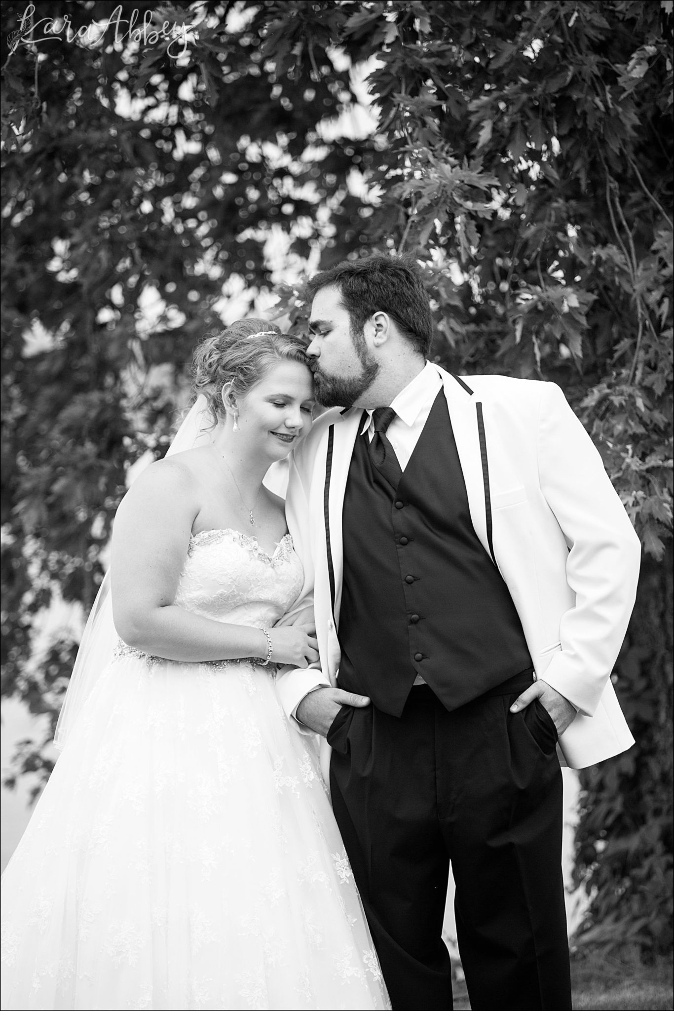 Bride & Groom Portrait on Chautauqua Lake in Mayville, NY